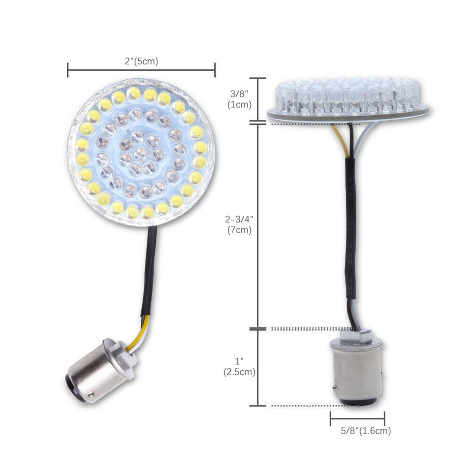 1156 LED -achterste knipperlicht voor Dyna Touring Street Road Glide 883 generiek