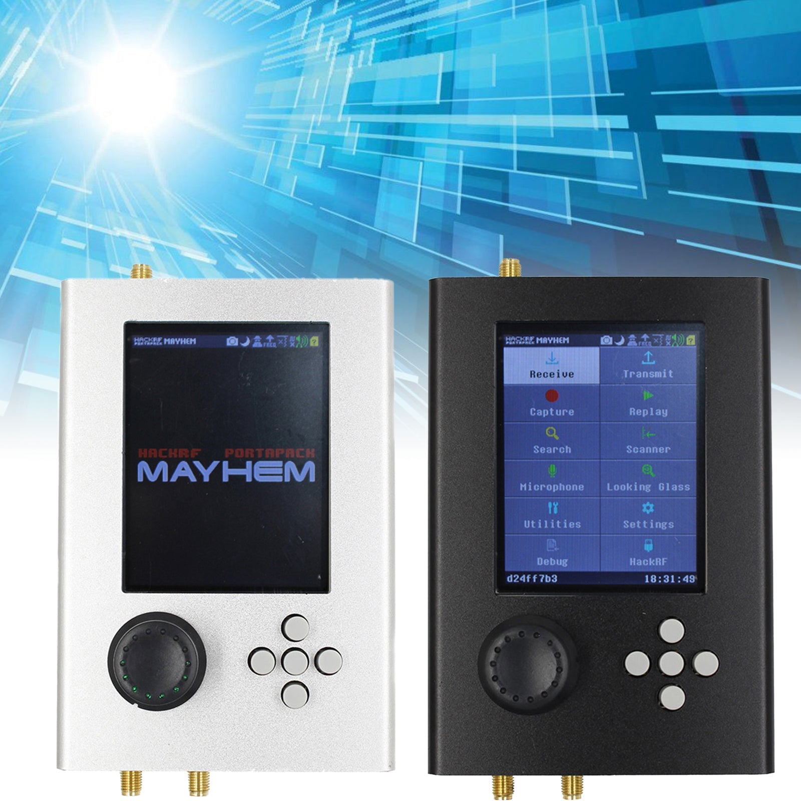 Hackrf One v1.7.3 Portapack H2 1 MH-6 GHz SDR zdefiniowany przez oprogramowanie bezprzewodowe