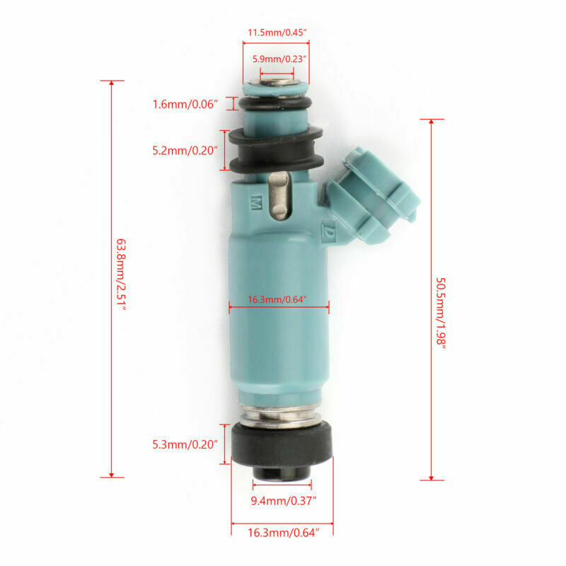 1 stks 850cc Brandstof Injectoren 195500-3920 Fit Gemodificeerde Impreza WRX 2002-2005 16611-AA521 Generieke