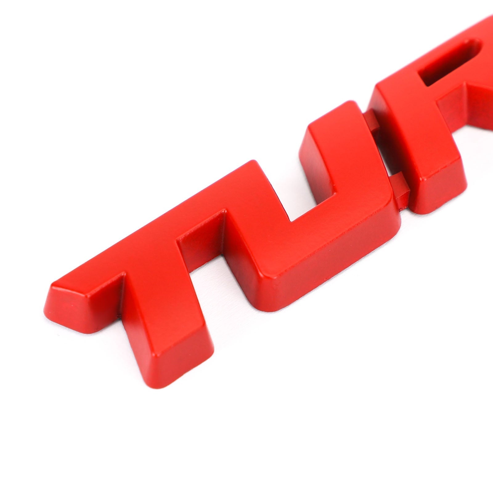 3D Metal Turbo Logo Emblema Emblema Insignia Pegatina Tronco de troncal Calcomanía de plata genérica