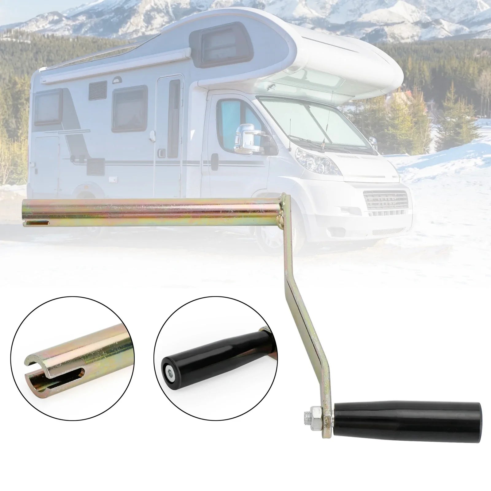 Camper Crank voor Coleman/Fleetwood Pop-up Campers Tent Ronde Mond