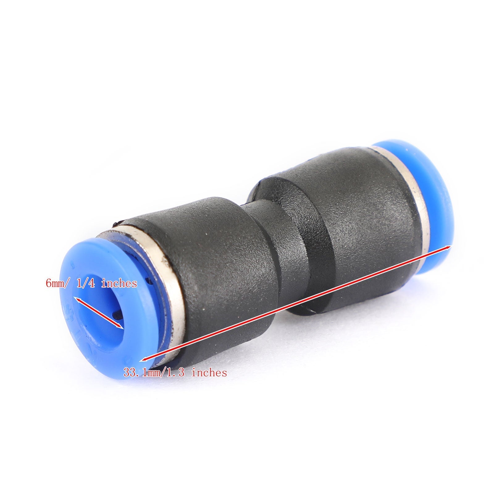 Pneumatique Air Quick Push to Connect Raccord "L" "T" "Y" Droit Split Tube 6mm