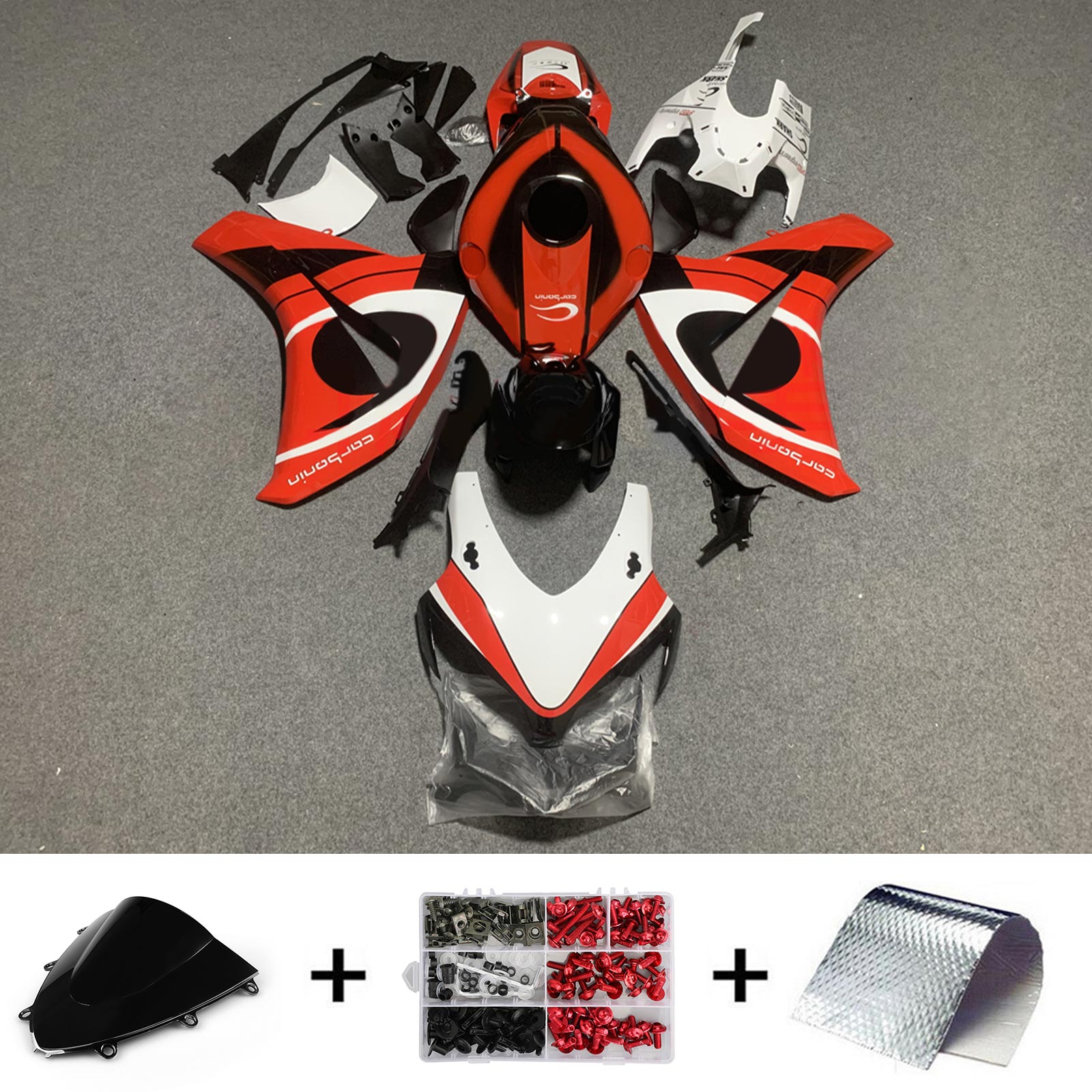 Amotopart Honda CBR1000RR 2008-2011 ABS muovinen korin suojasarja