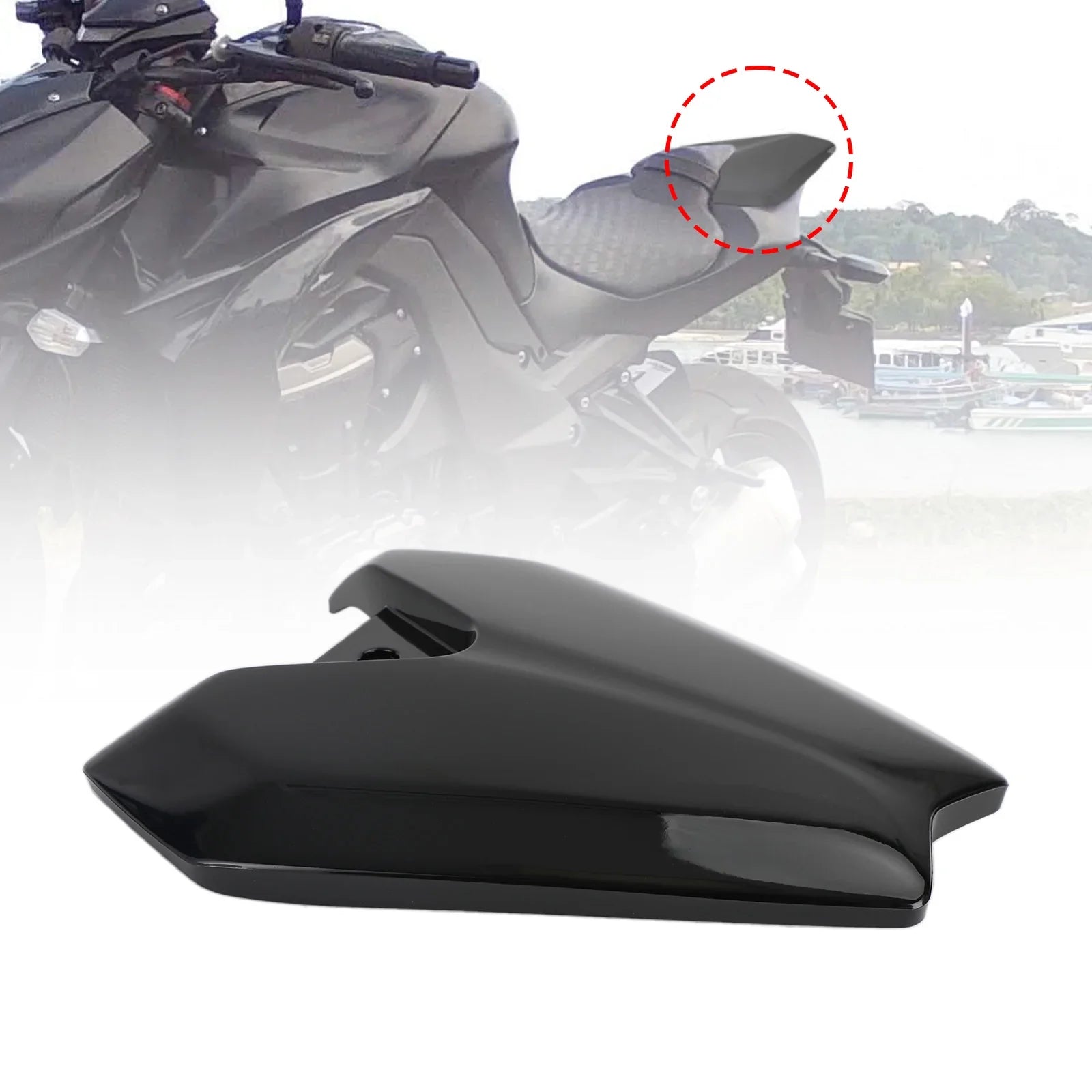 Tylne tylne siedzenie motocyklowe dla Kawasaki Z1000 2014-2022 Ogólne