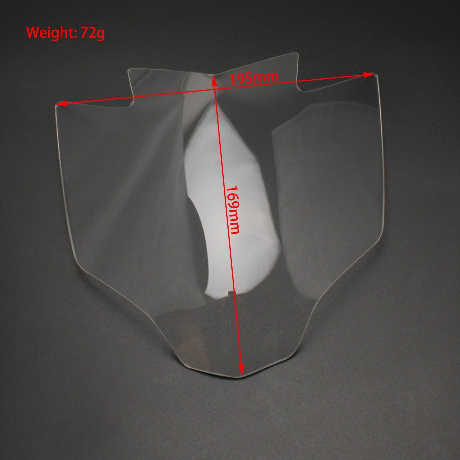 Yamaha FZ-S 150 17-19 Generic Smoke sopivan etuvalojen linssi