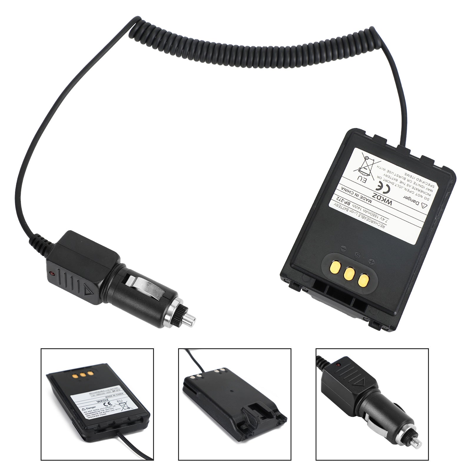 Adaptateur d'éliminateur de batterie de chargeur de voiture Bp272 pour Id-31E Id-31A Id-51A Id-51E