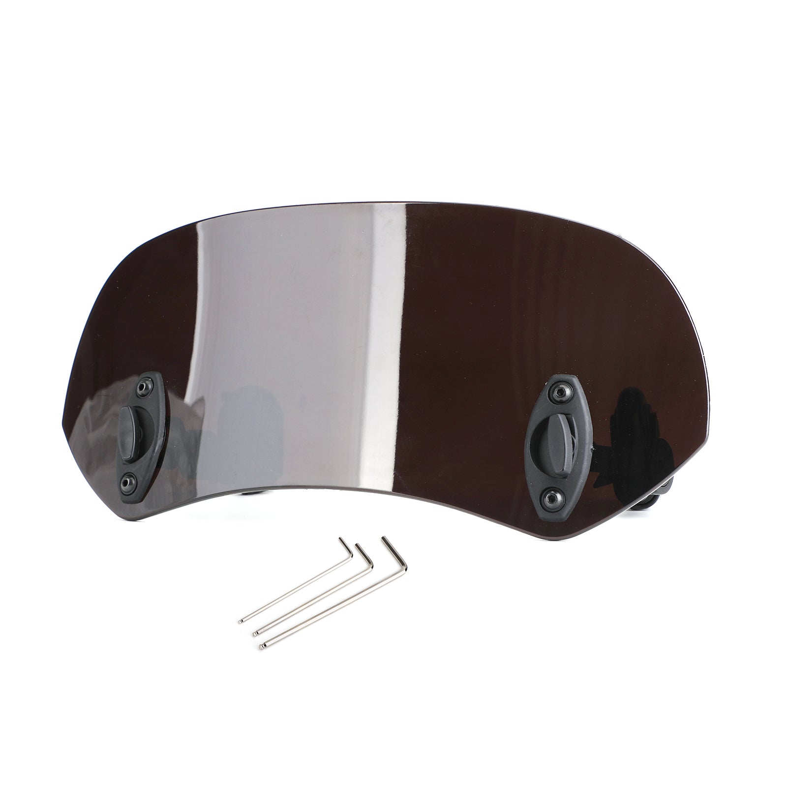 Clip regolabile in moto sul deflettore del vento di espansione del parabrezza