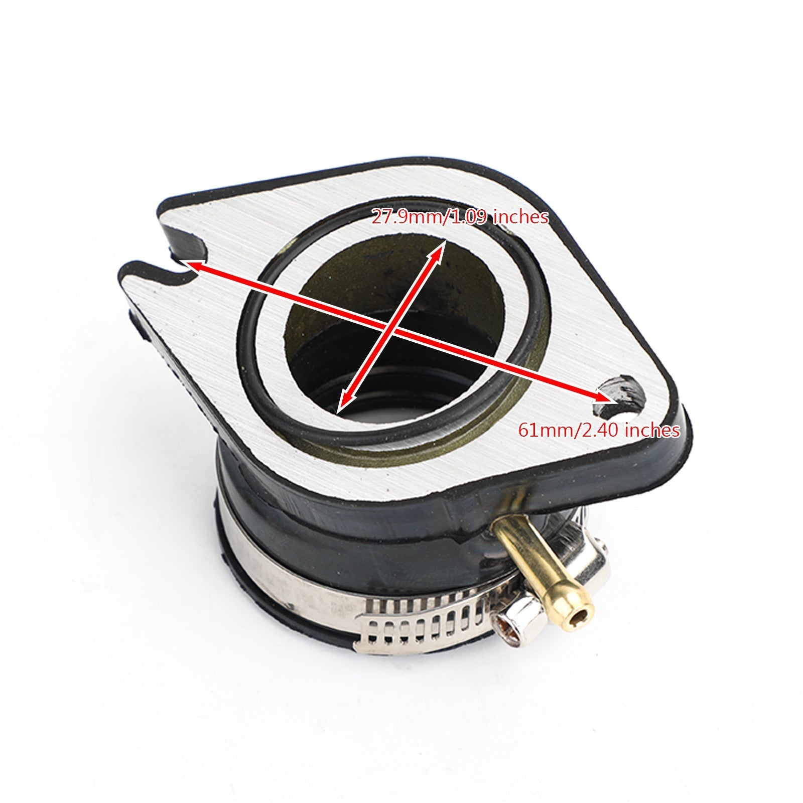 Flangia a soffietto collettore di aspirazione carburatore per Yamaha TTR230 2005-2015 1C6-E3586-00 Generico