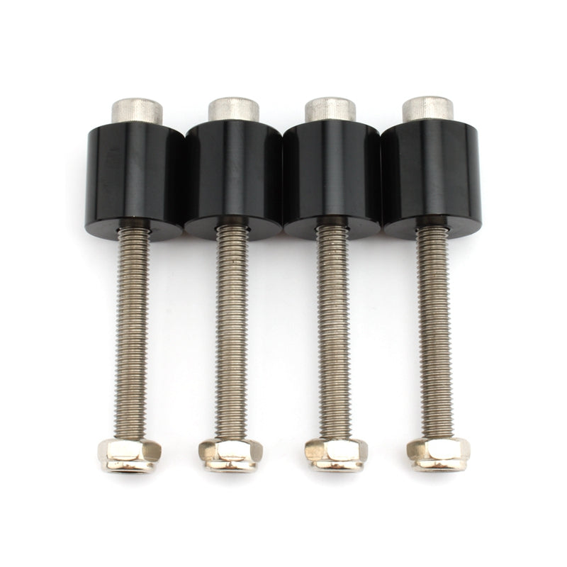 Zwarte stuurverhogerset van 1 inch voor Suzuki Hayabusa GSX 1300R 99-19 Generiek