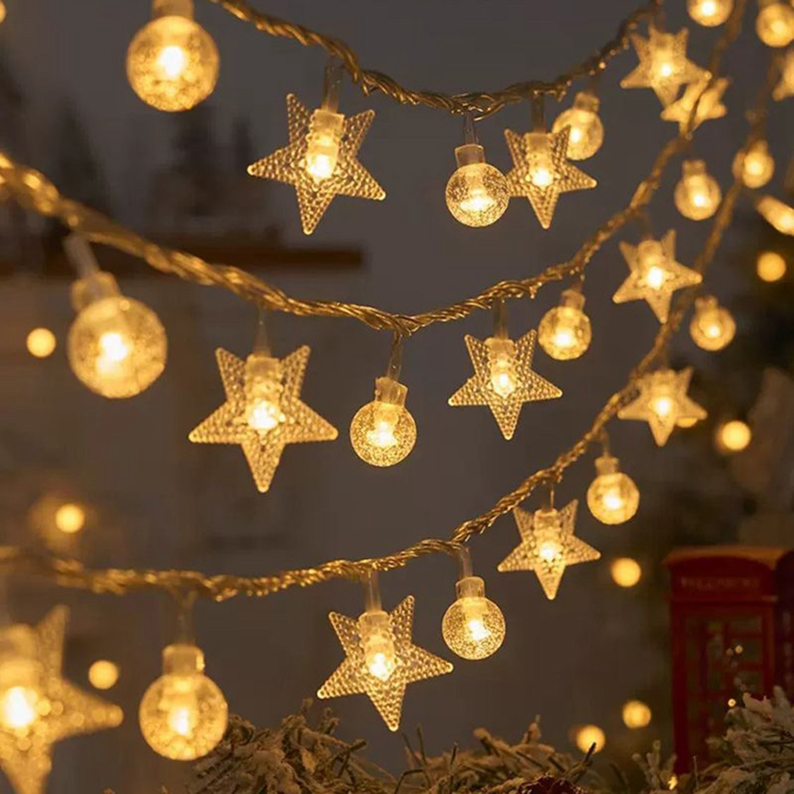 Vedenpitävät LED-valot ulkona puutarhan pihakoristeeksi