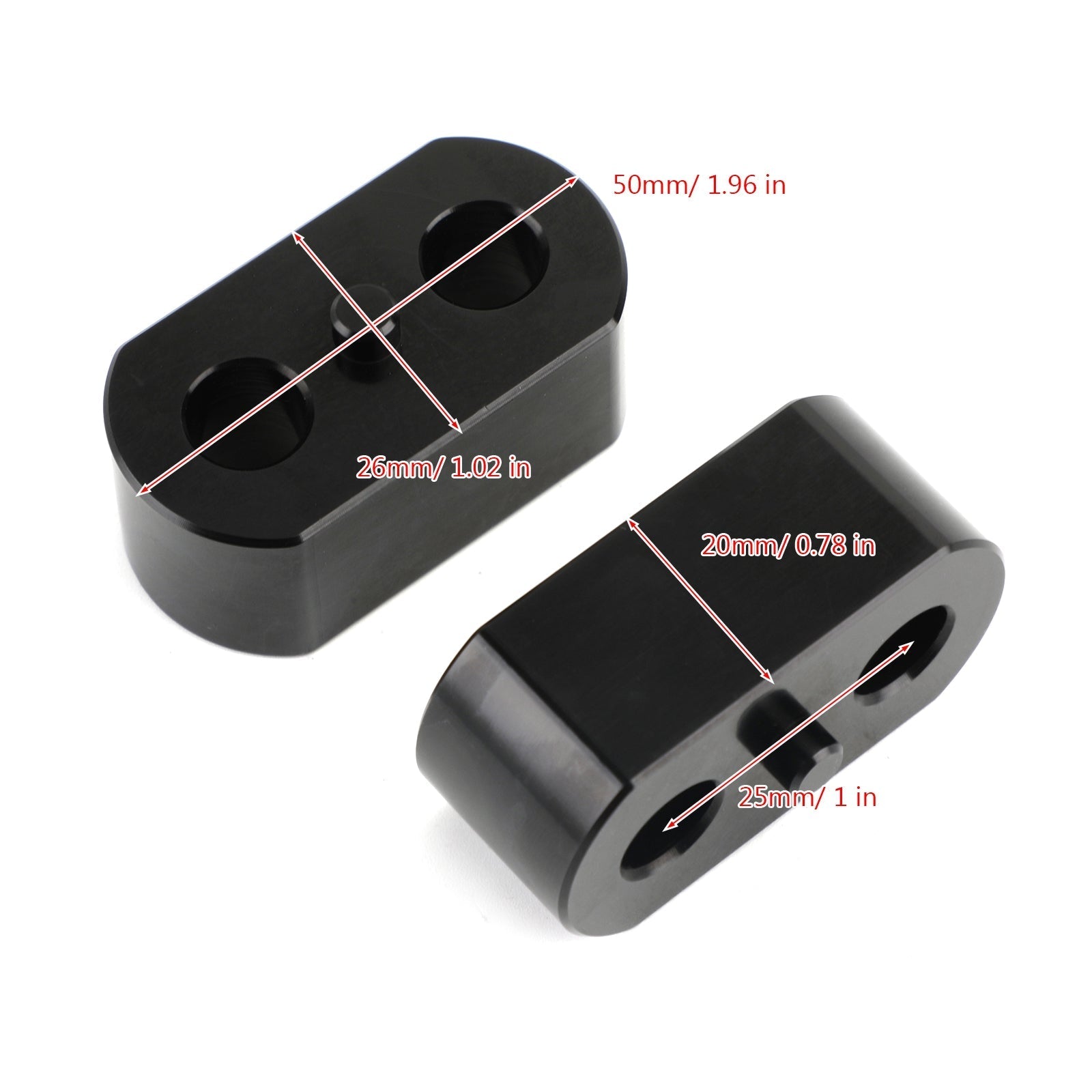 Elevadores DE MANILLAR Rise 20mm para Triumph Tiger 800 / 1200 Explorer 2012-2020 Generic