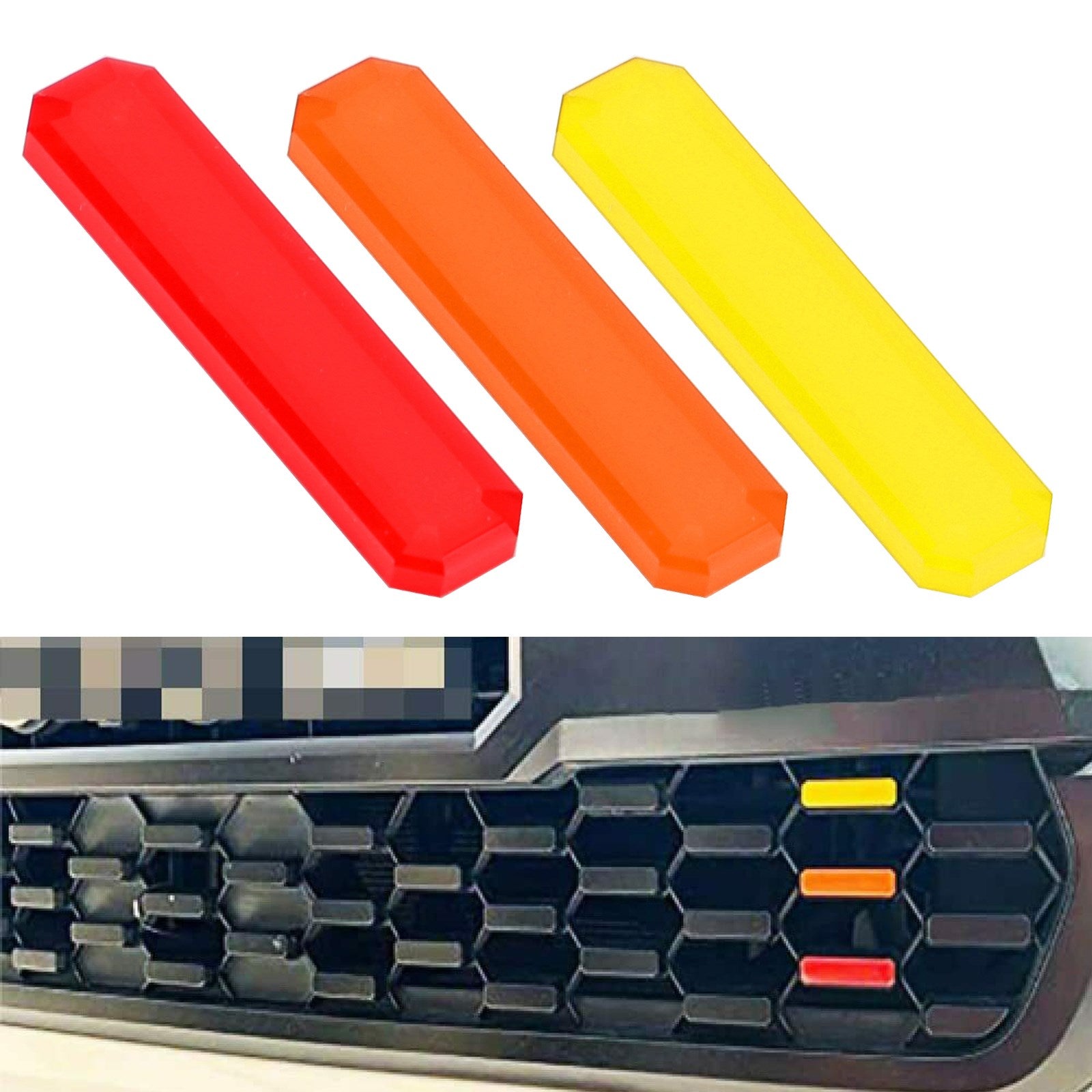 Tacoma Trd Pro 2016-2020 TRICOLOR BADGE STRANDEGO