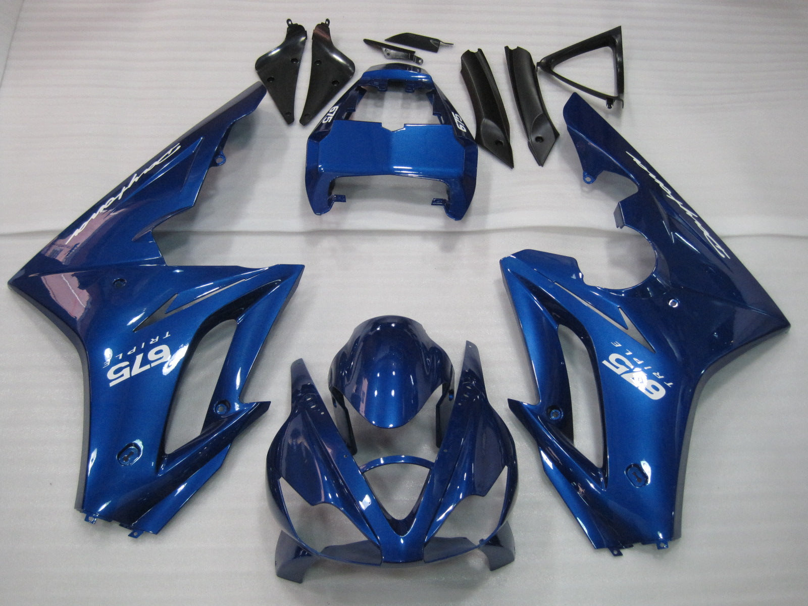 Amotopart stroomlijnkappen 2006-2008 Triumph Daytona 675 Daytona Blue Generiek