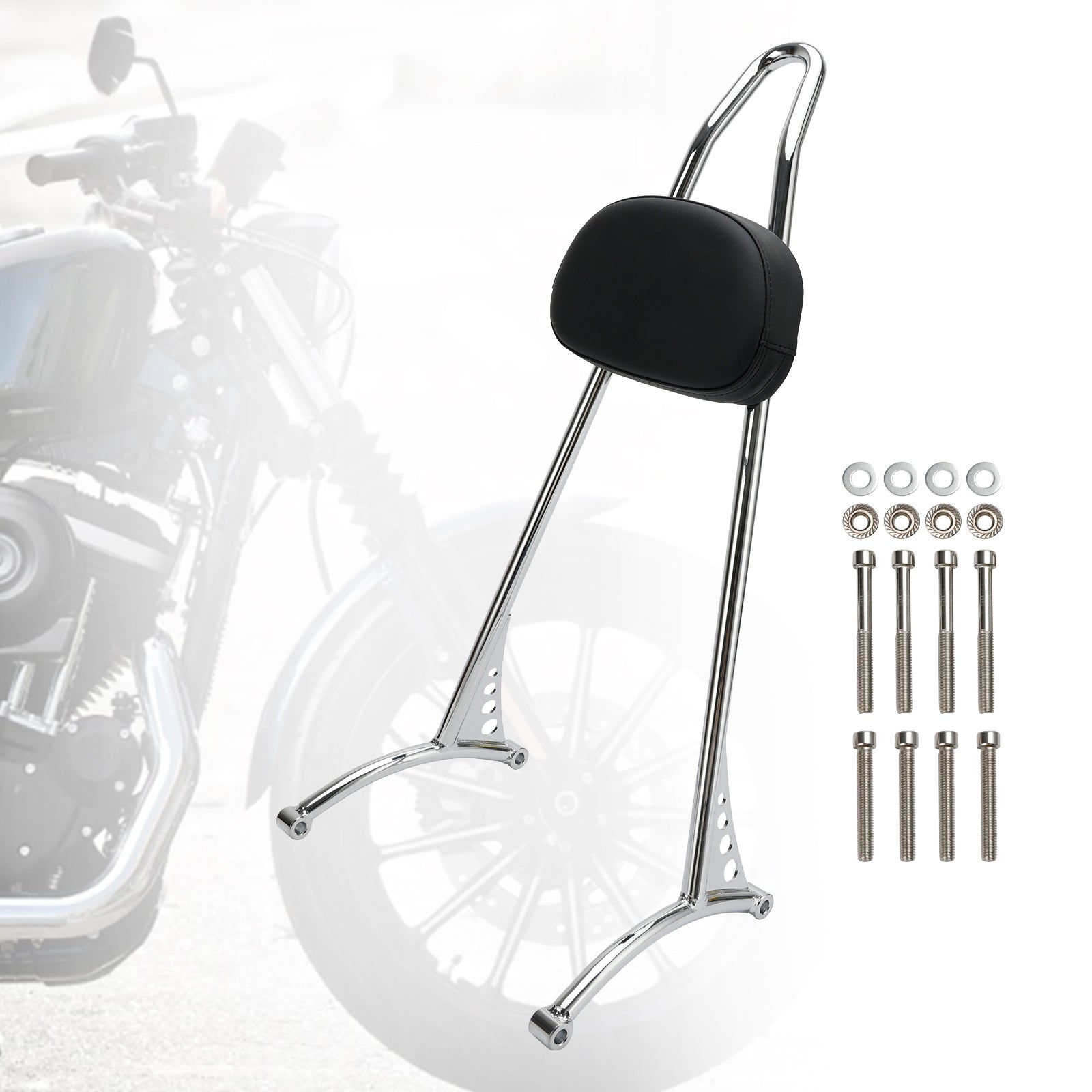 Sissy Passagier Bar-bestand voor Sportster Iron 883 1200 XL 48 72 2004-plus laat