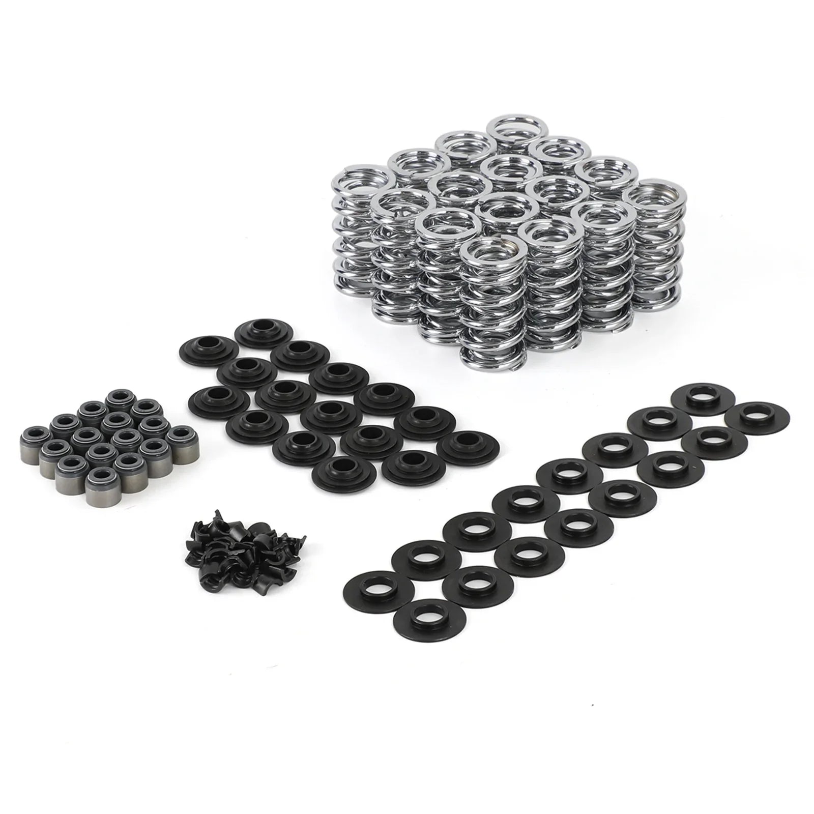 660" Dual Valve Spring Kit With Steel Retainers Pour LS Engines