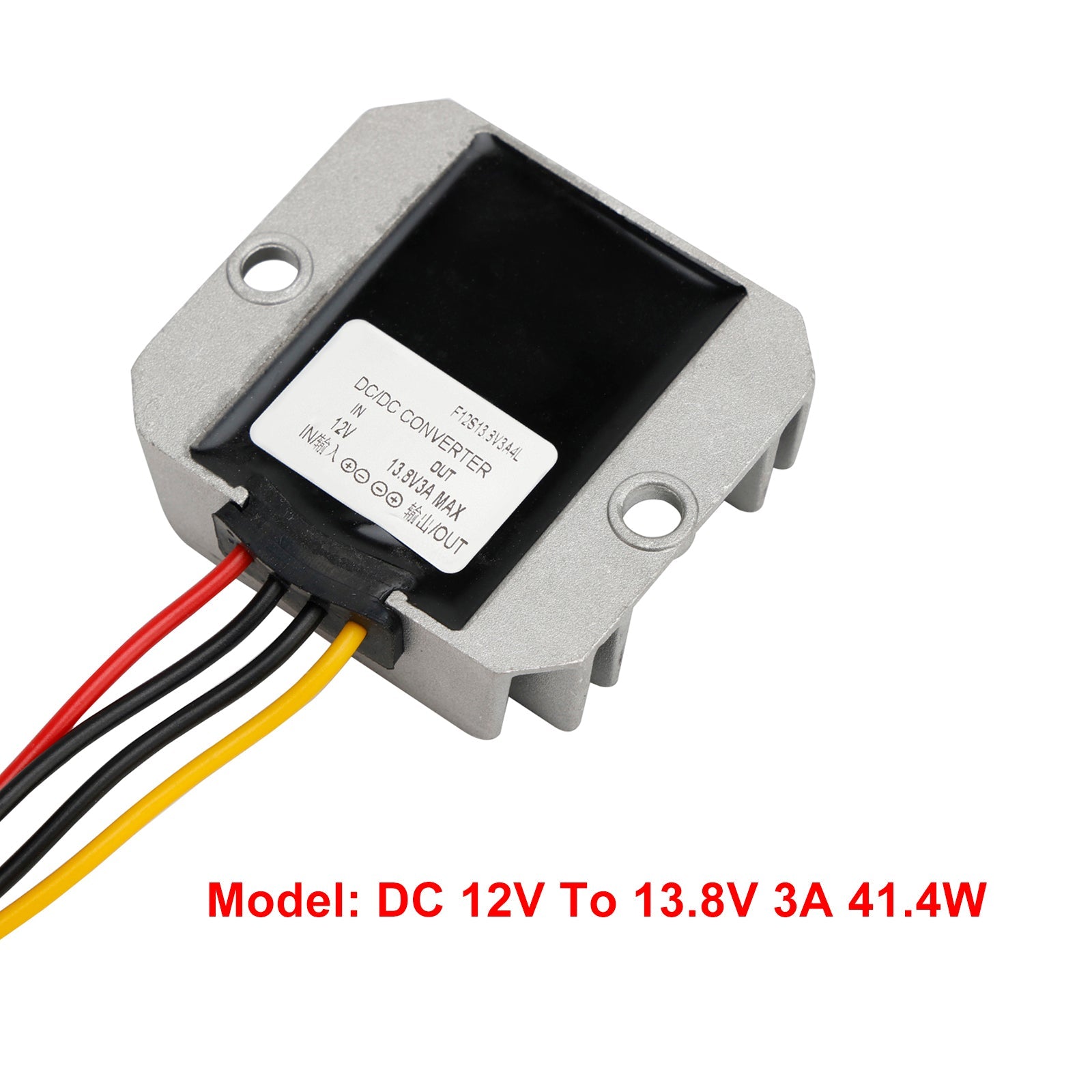 DC-DC 12 V-13,8 V 3A 41,4 W Wodoodporny regulator konwertera zasilania Step Up