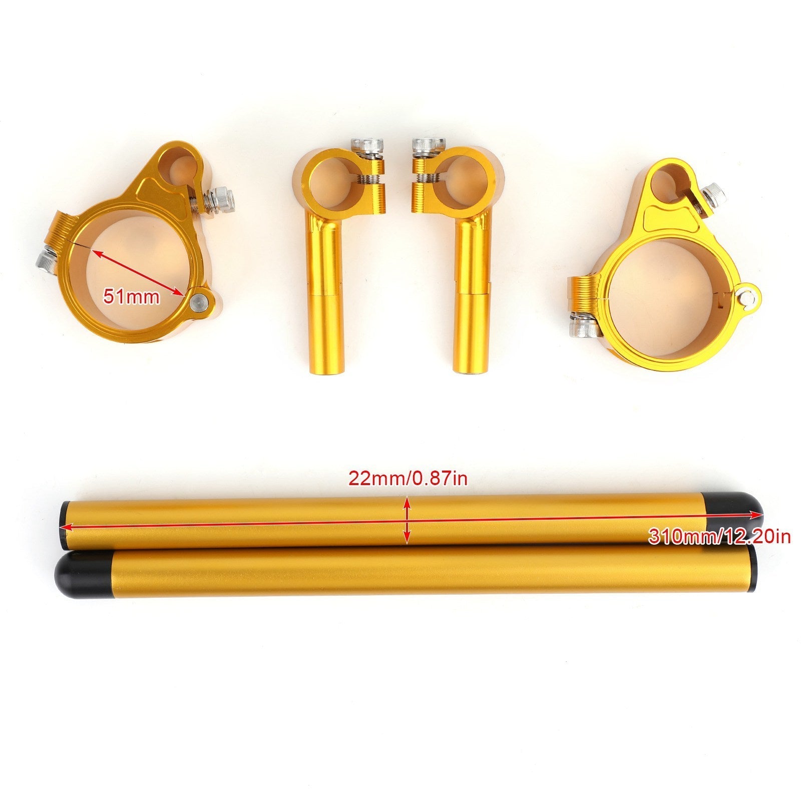 Clip CNC rotativo regolabile universale ONSORE KIT HUSHBAR FORCHI