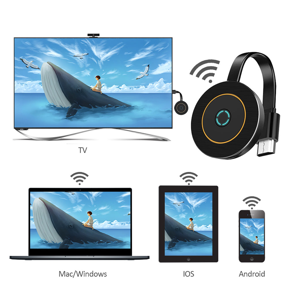 Prawdziwy odbiornik TV 4K G10 Dongle Wyświetlacz HDMI TV WiFi TV Streamer