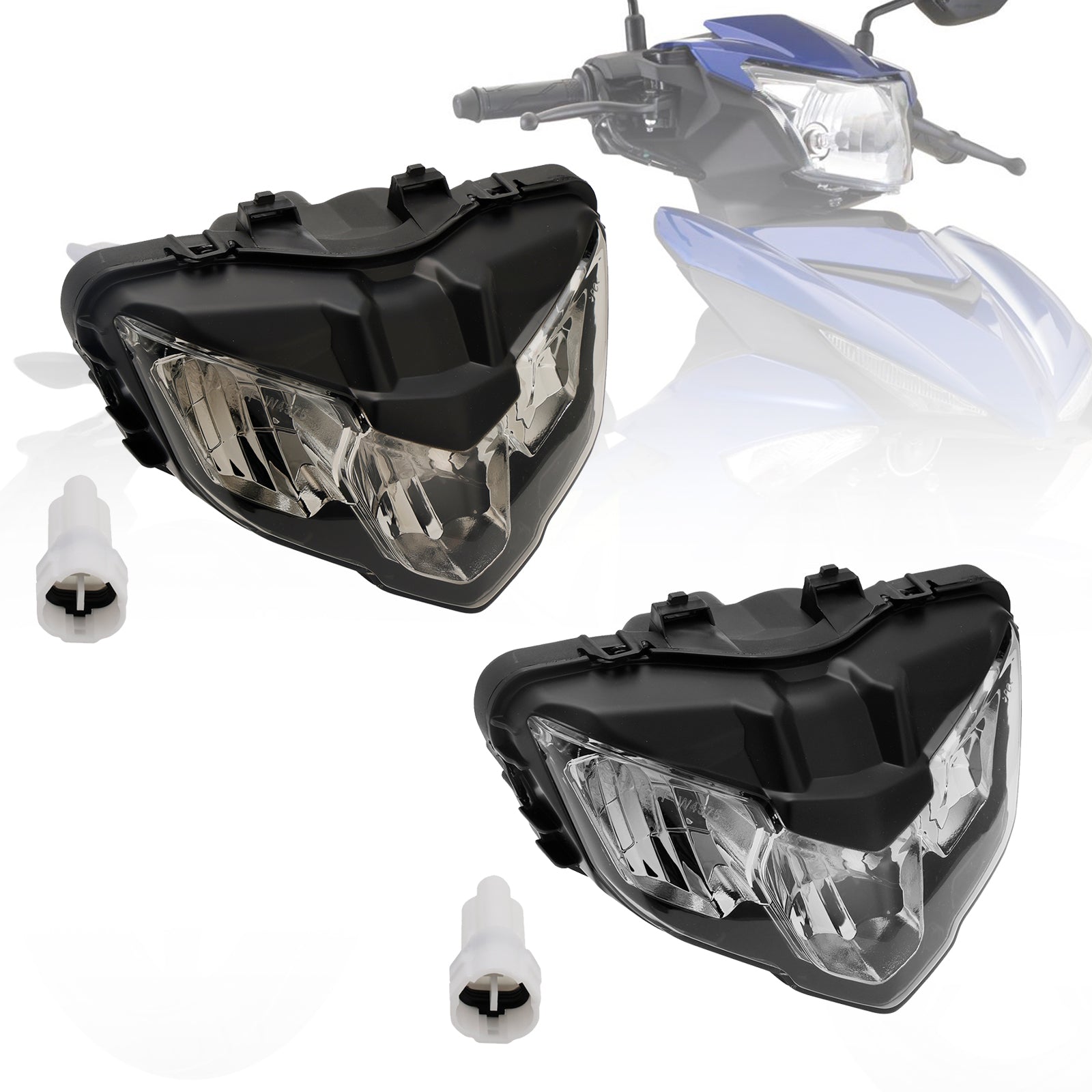 Yamaha Y15ZR V2 2019-2021 Ajovalojen eturekoitin suojaaja