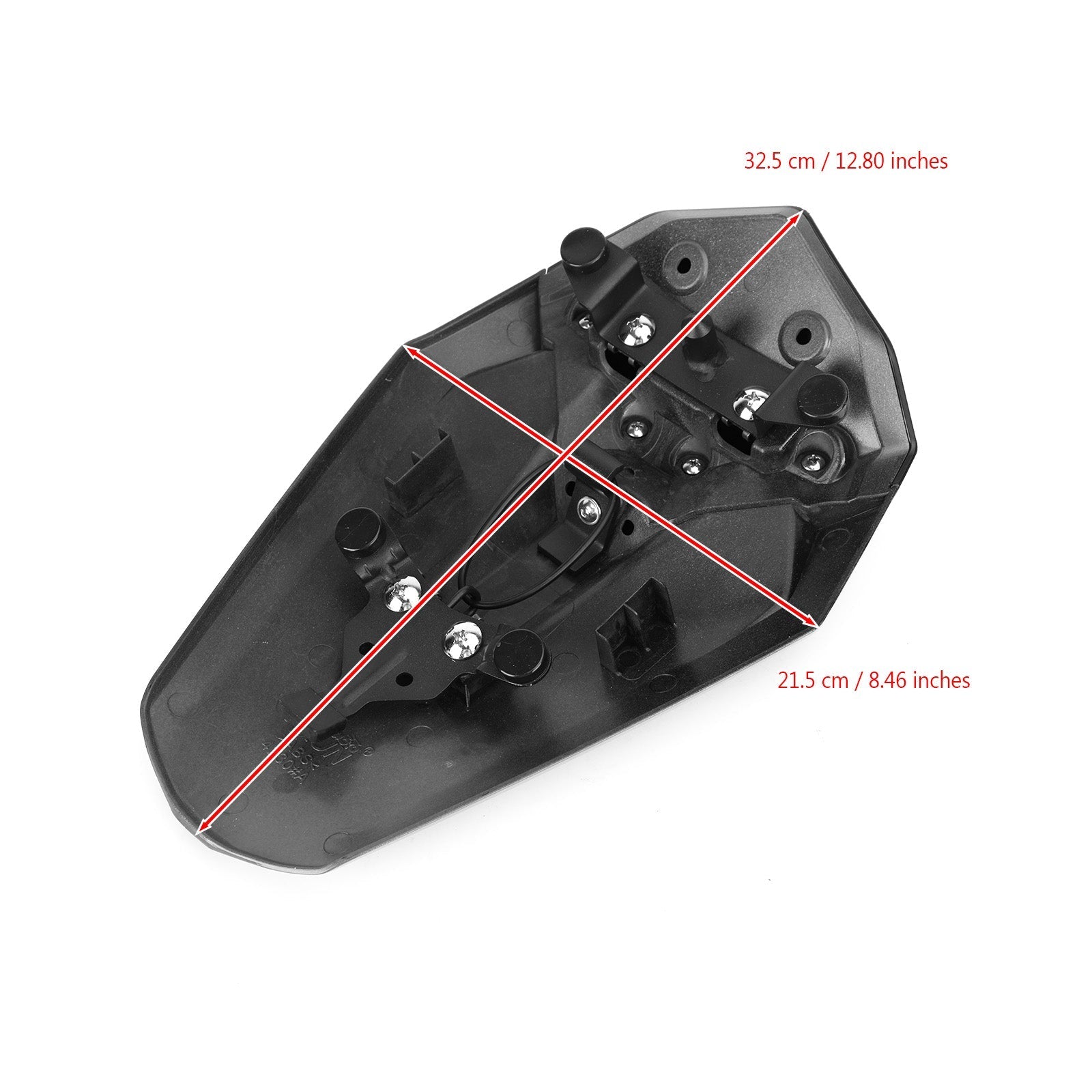 Motorfiets achterstoelhouder Cover Geschikt voor Kawasaki ZX-25R 20-21 Generic Red