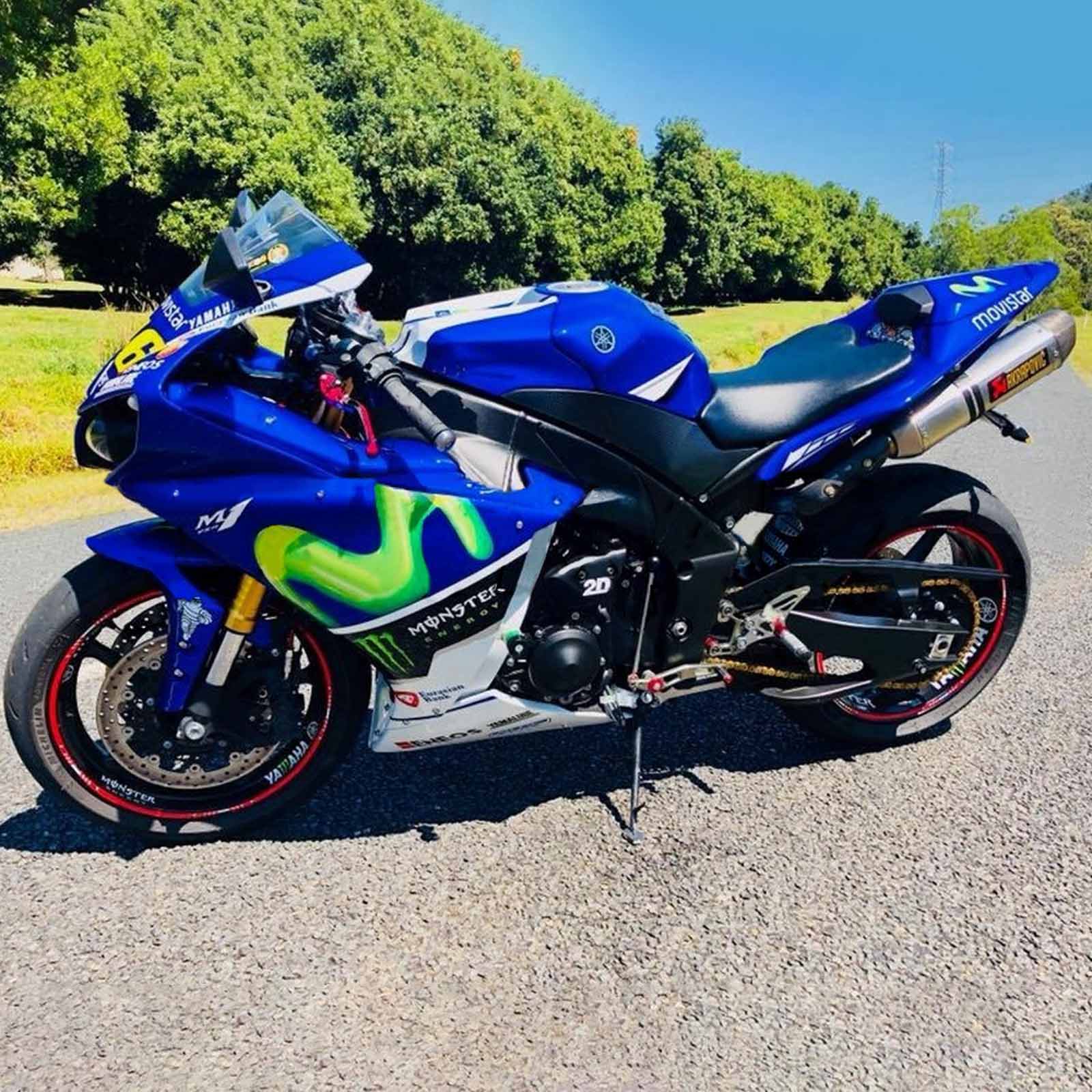 Amotopart kuipset voor Yamaha YZF 1000 R1 2012-2014 generiek