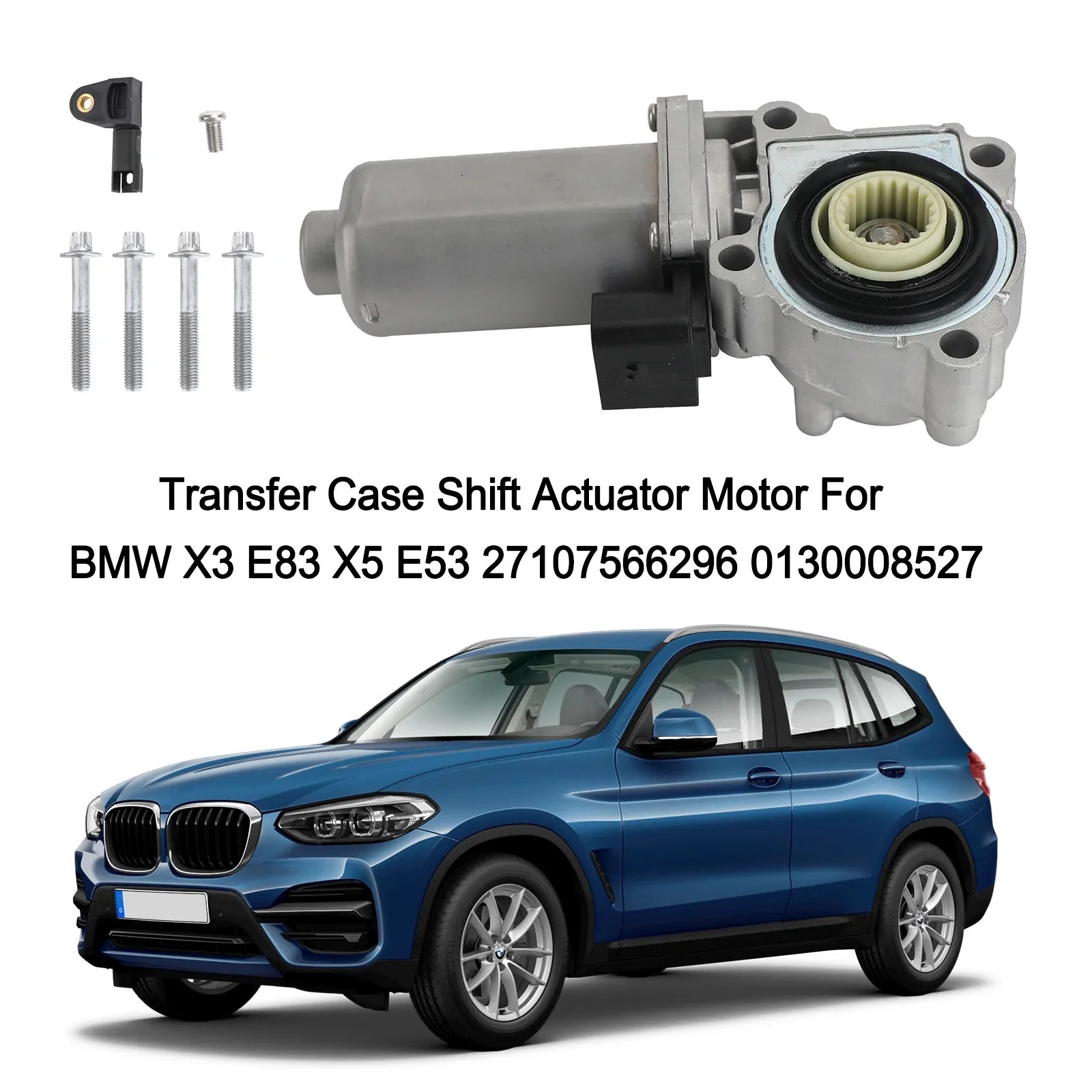Motore attuatore cambio caso di trasferimento per BMW X3 E83 X5 E53 27107566296 0130008527 Generico