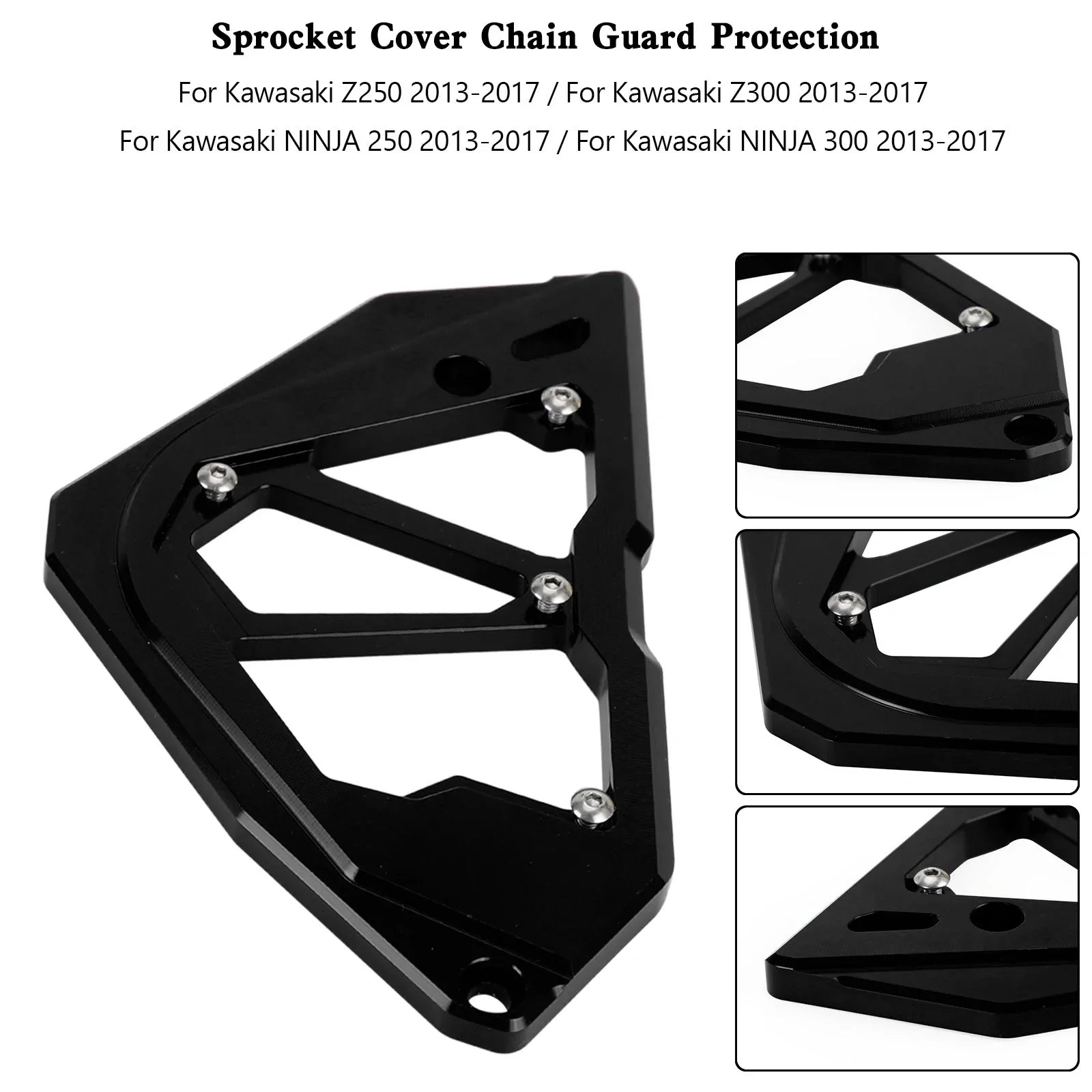 Kawasaki Z250 Z300 Ninja 300 250 2013-2017 Carter de Carter de Pignon