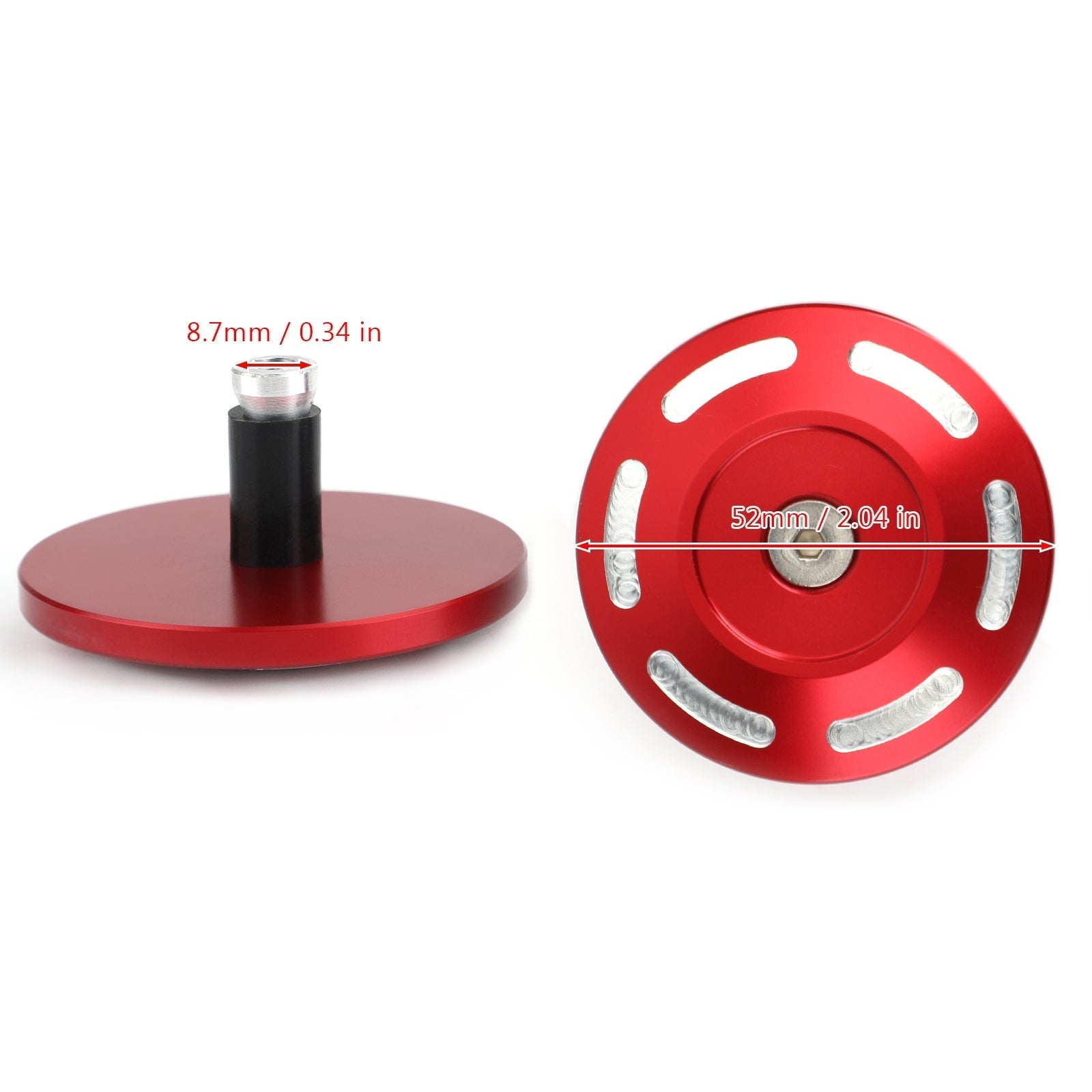 2x Tapa de aluminio Bilk para BMW S1000XR 2015 2016 2018 2018 2019 Generic