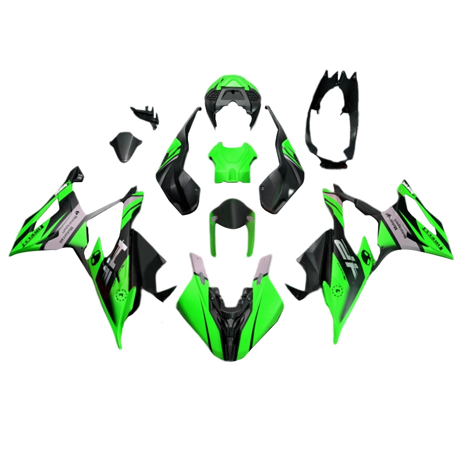 Amotopart BMW M1000RR S1000RR 2019-2022 Kuipset Carrosserie ABS Kunststof