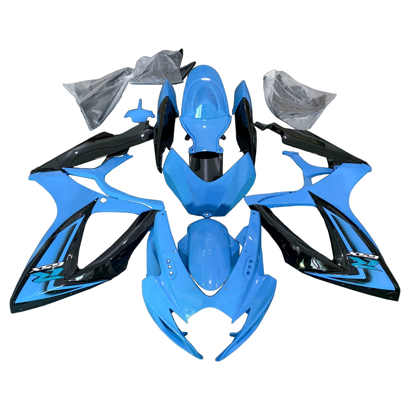 Amotopart Suzuki GSXR 600/750 2006-2007 K6 komplet komplet plastični abs