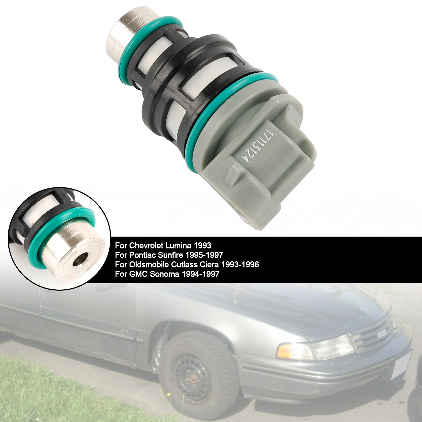 Injektorji za gorivo 17113124, 1 kos, za Chevy, Buick Pontiac, 2.2 L, 17113197