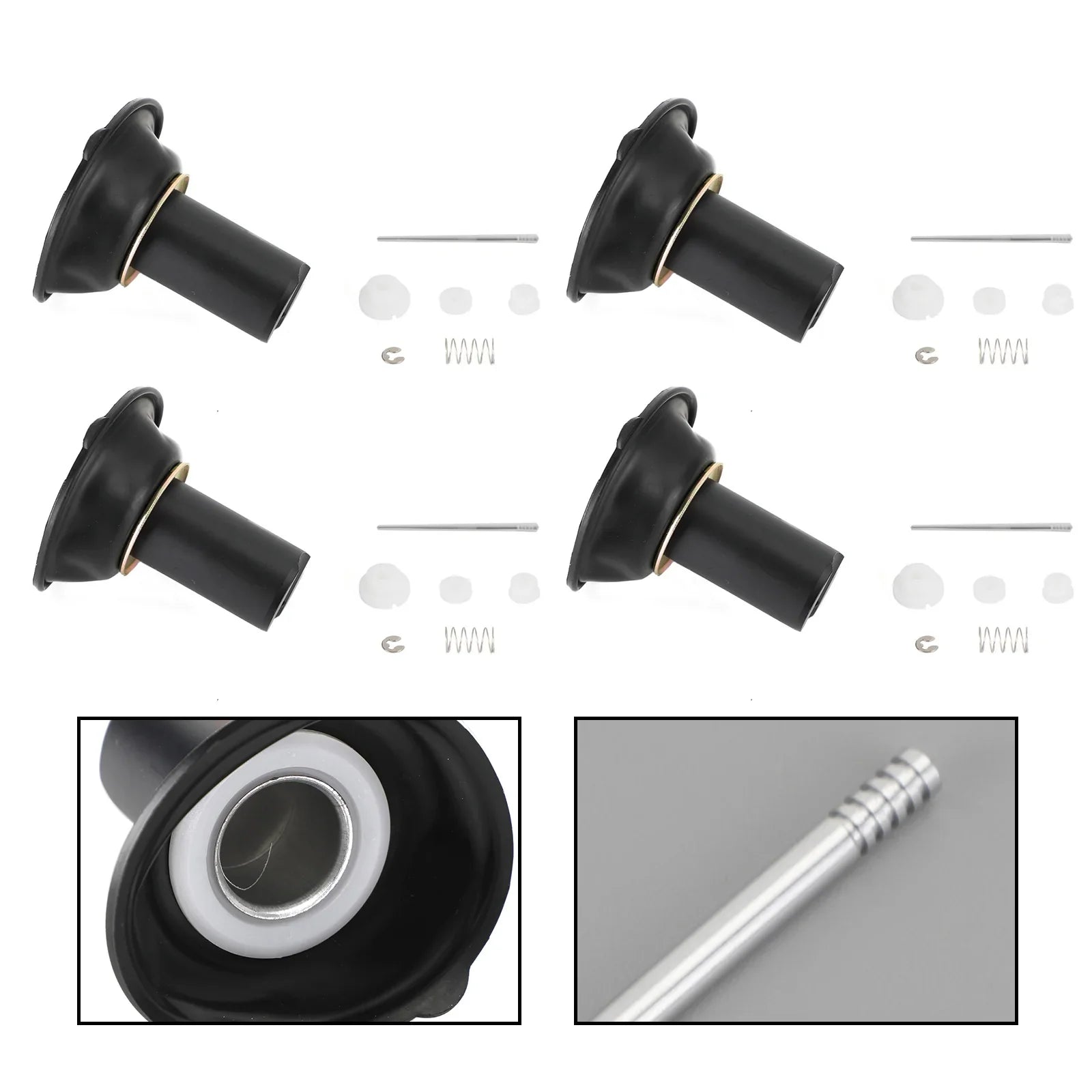 Kit di riparazione membrana pistone carburatore 4x per Yamaha XJR400 1993-2000 generico