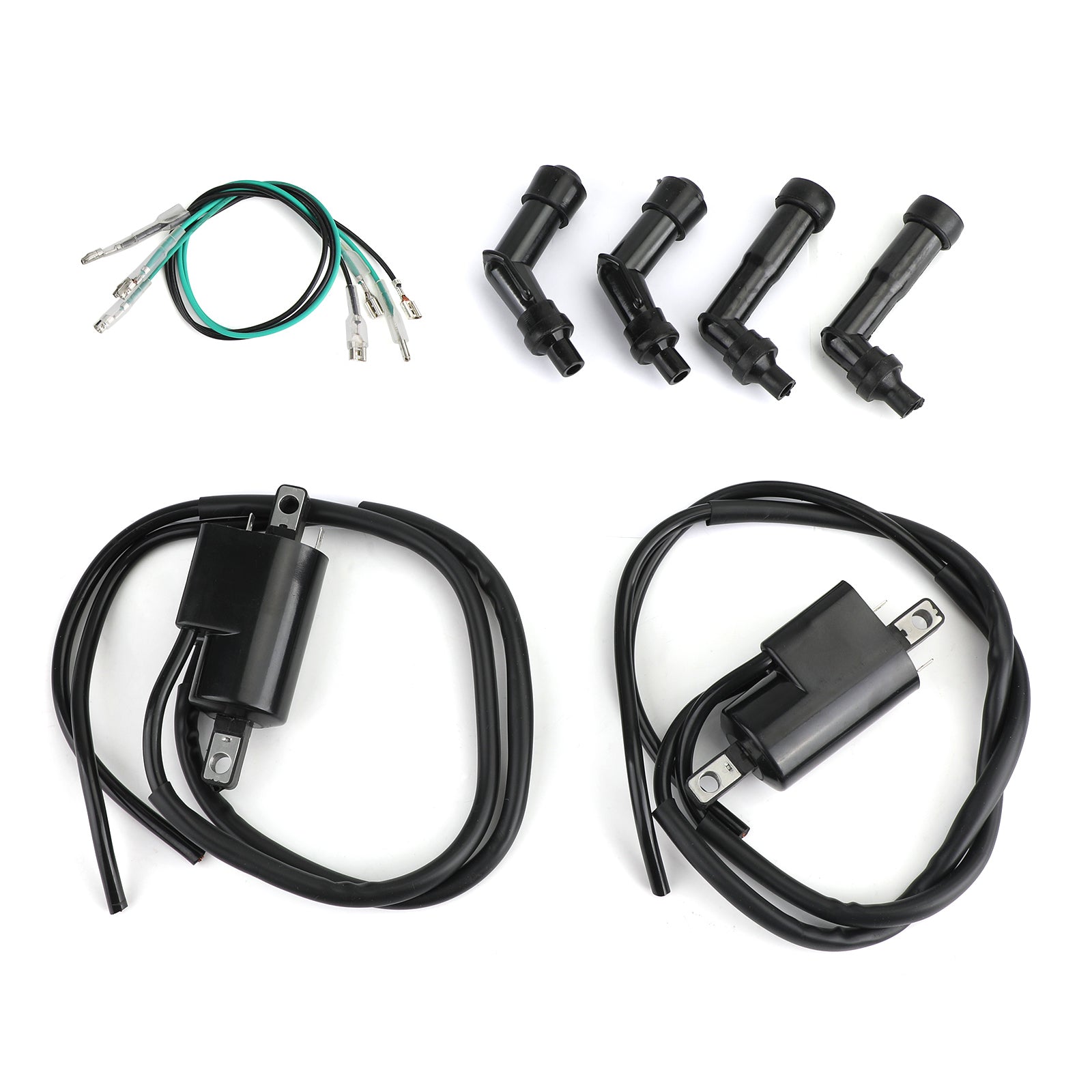 Bobinas de encendido y tapas de bujías para Honda CB350F CB400F CB500 CB550 Generic