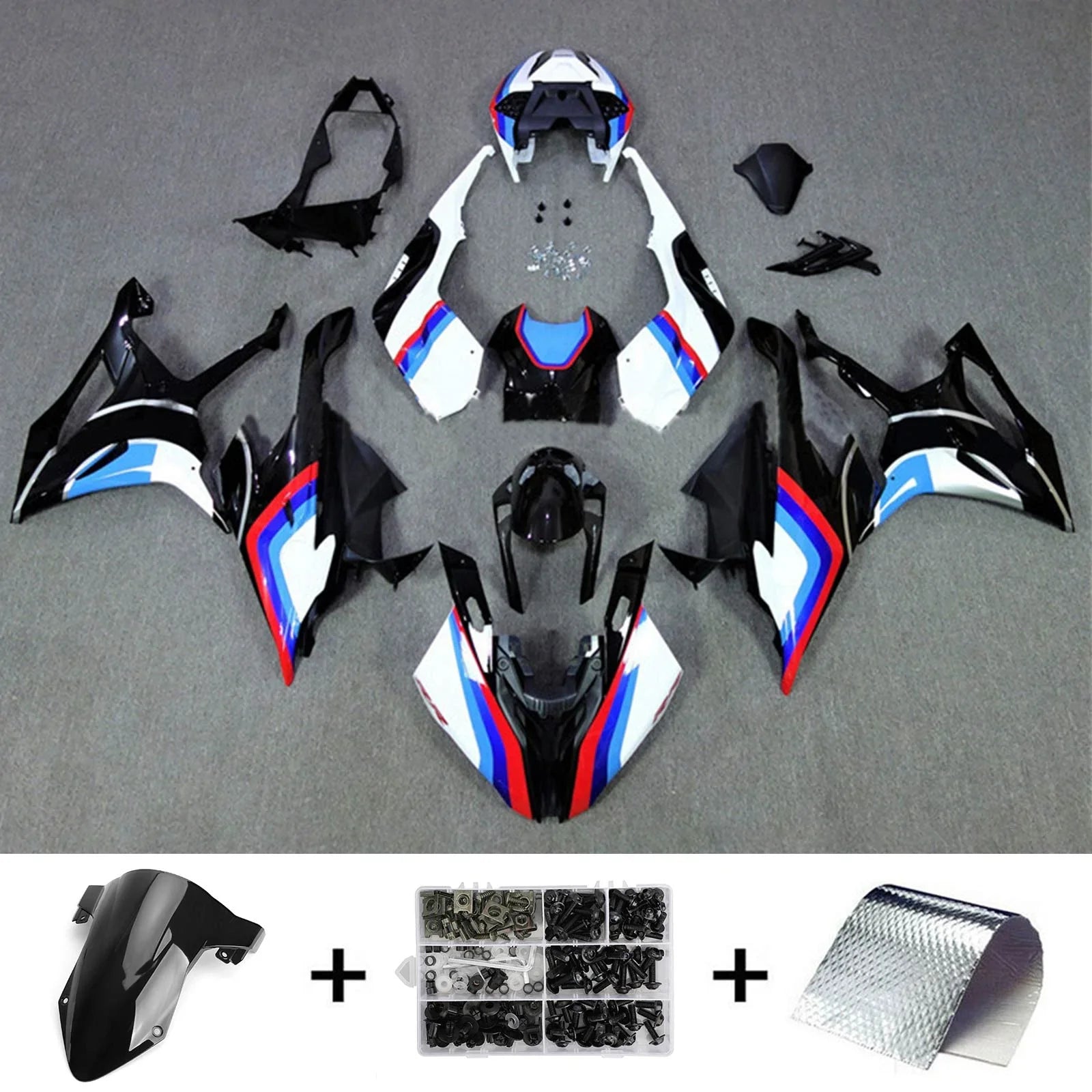 Kit de carenado Amotopart para BMW S1000RR 2019-2022 Genérico