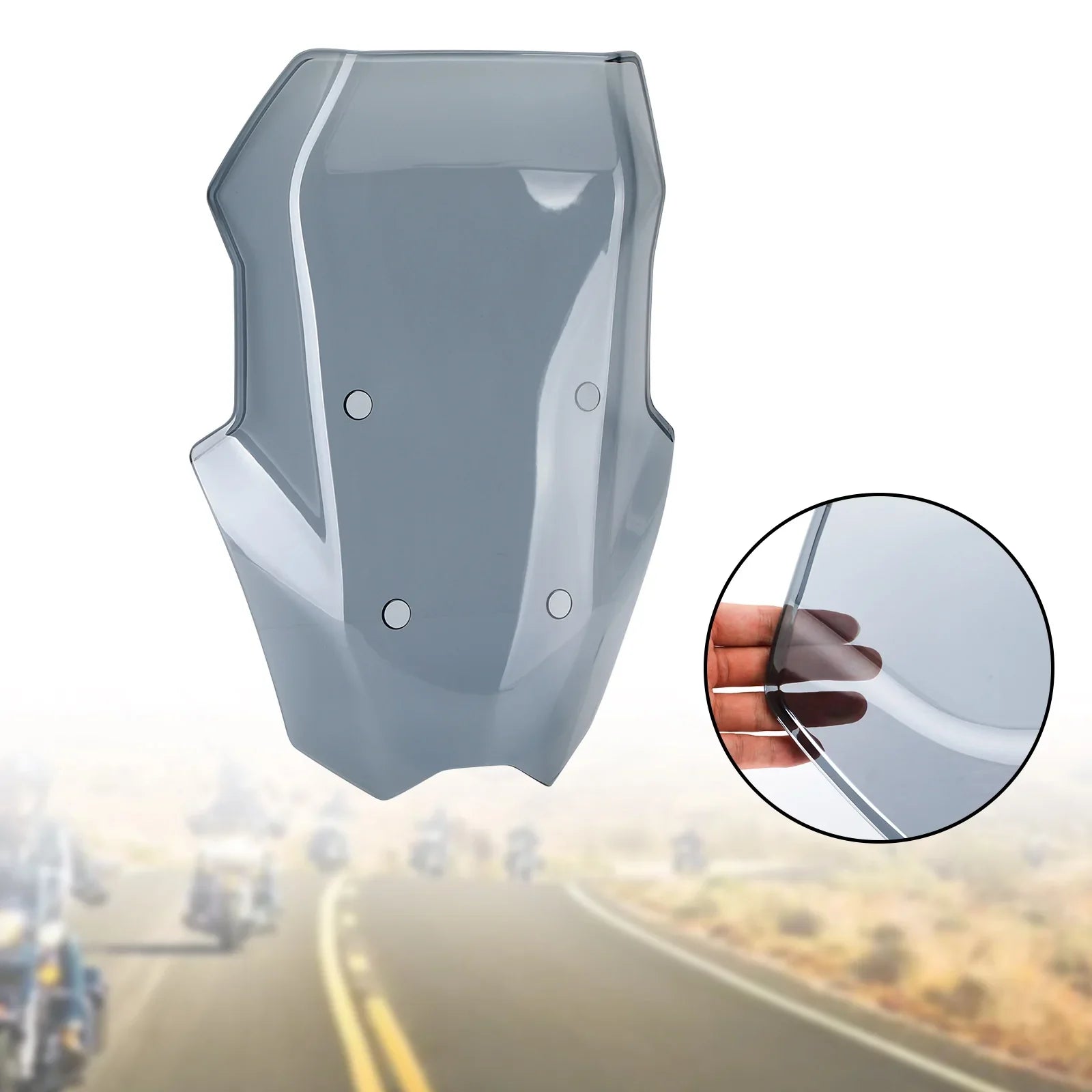 Parabrezza motociclistico in plastica ABS per BMW C400X 2018-2021 Generico