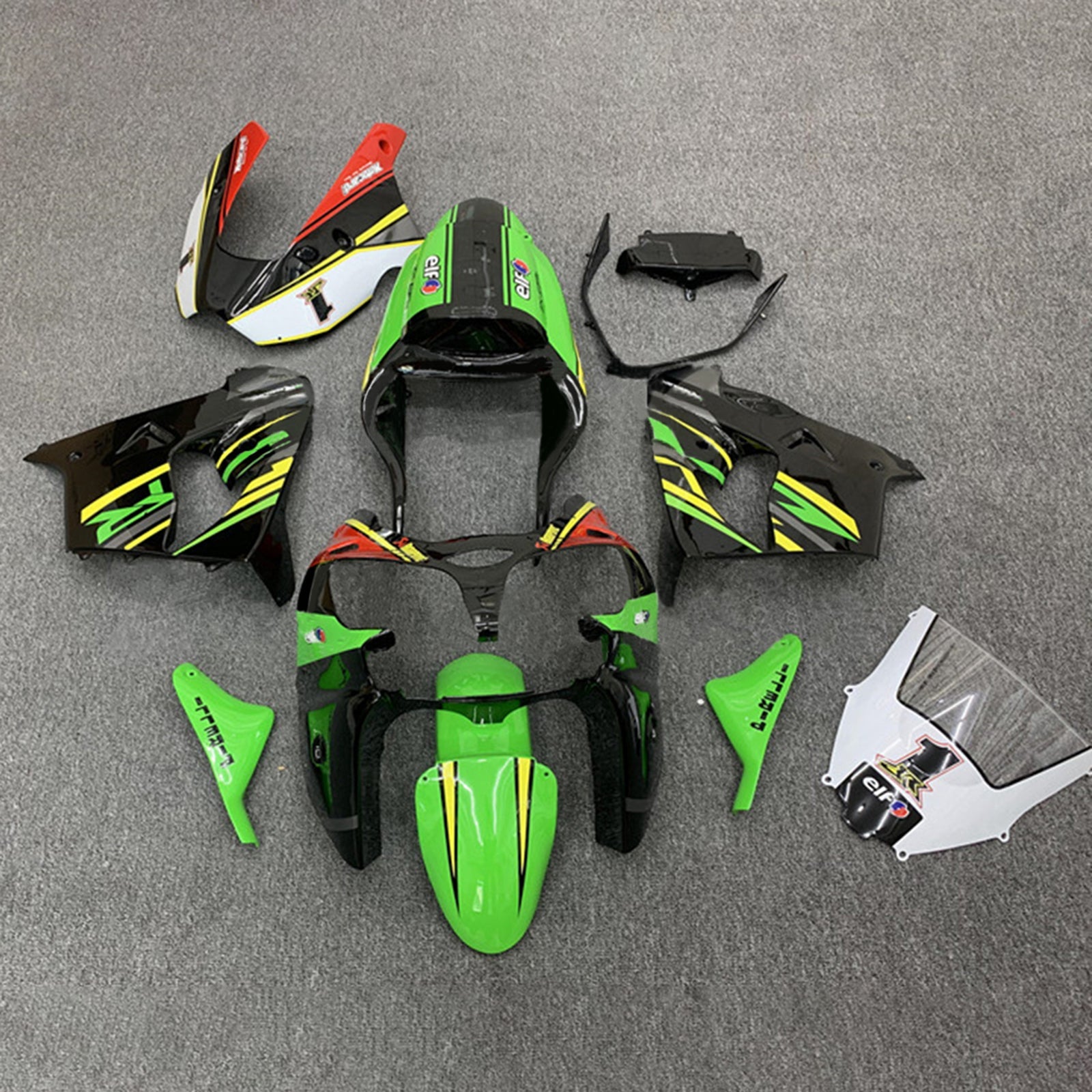 Amotopart Kawasaki ZX9R 2002-2003 Kit Carroserie Plastic ABS