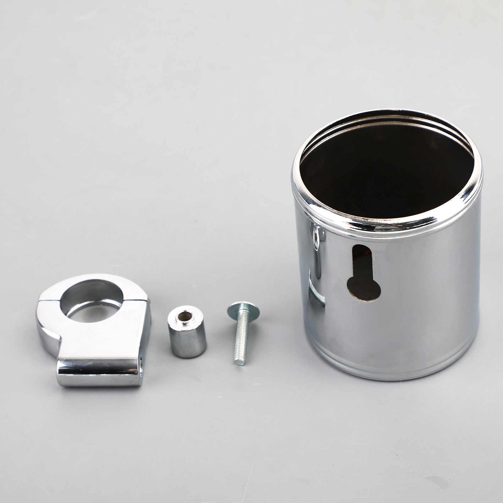 Kromirano držalo za skodelice za motorno kolo ATV za krmilo 7/8" 1" 1-1/4" generično univerzalno