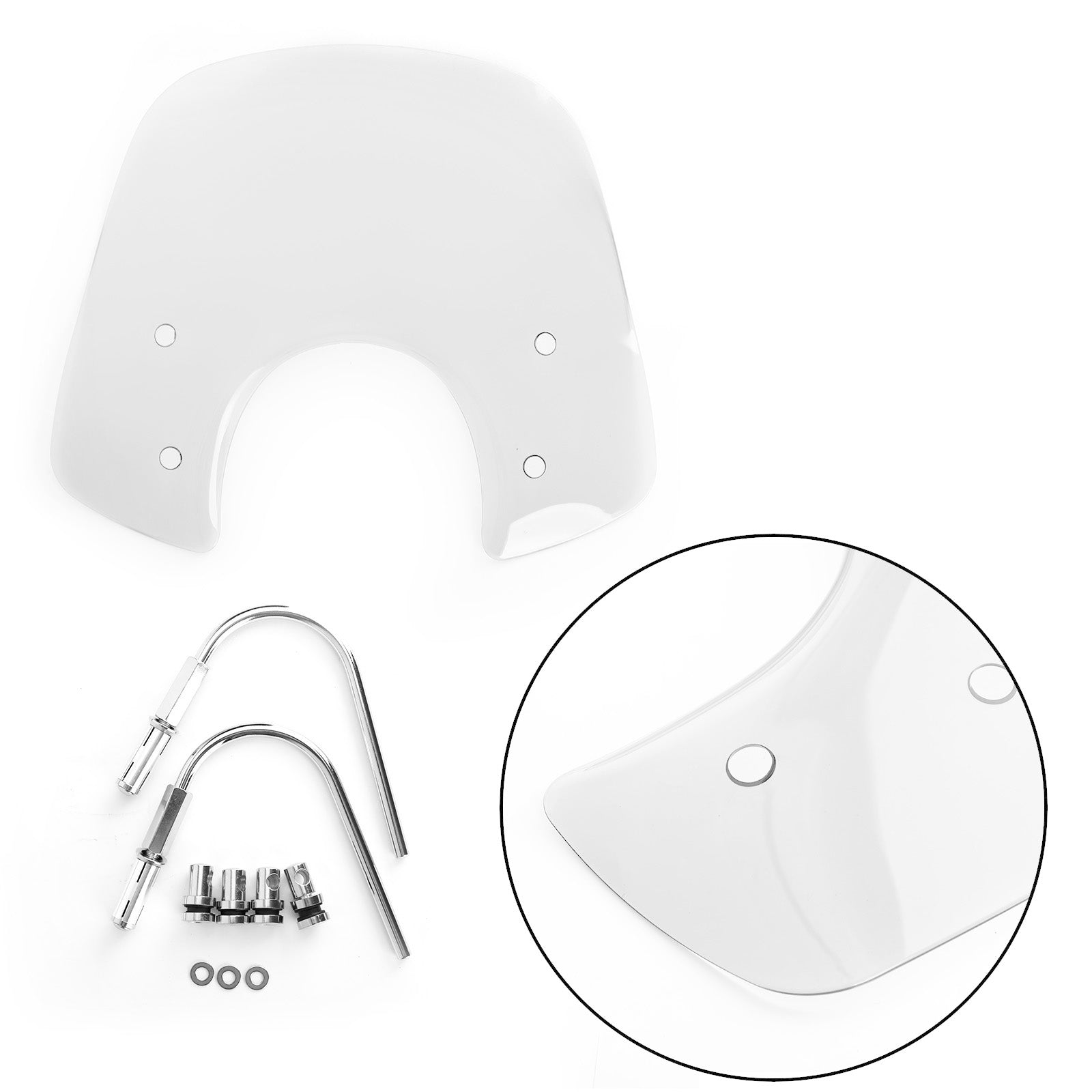 Windscherm voor Vespa LX50 het hele jaar door