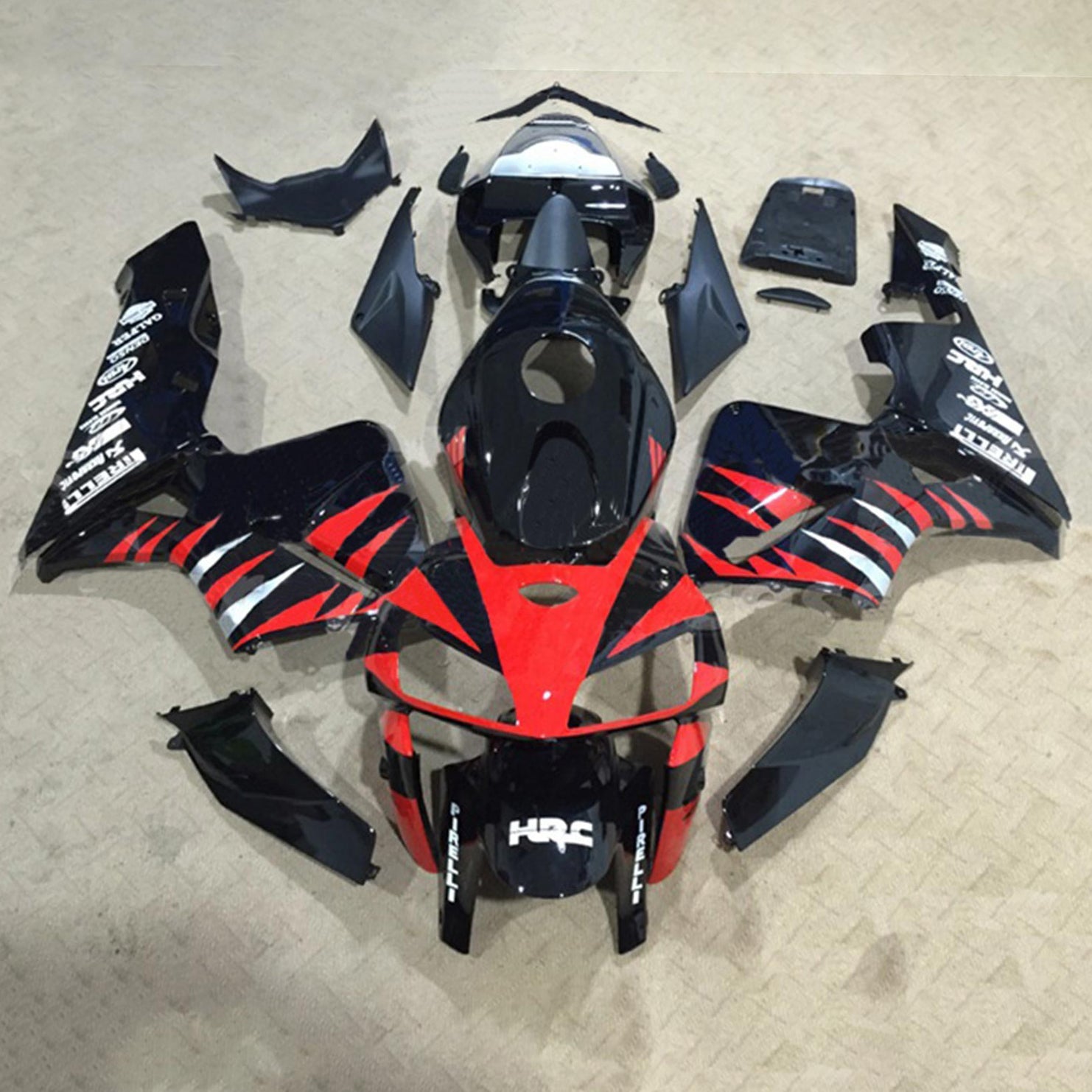 Amotopart Honda CBR600RR 2005-2006 F5 ABS muovinen korin suojasarja