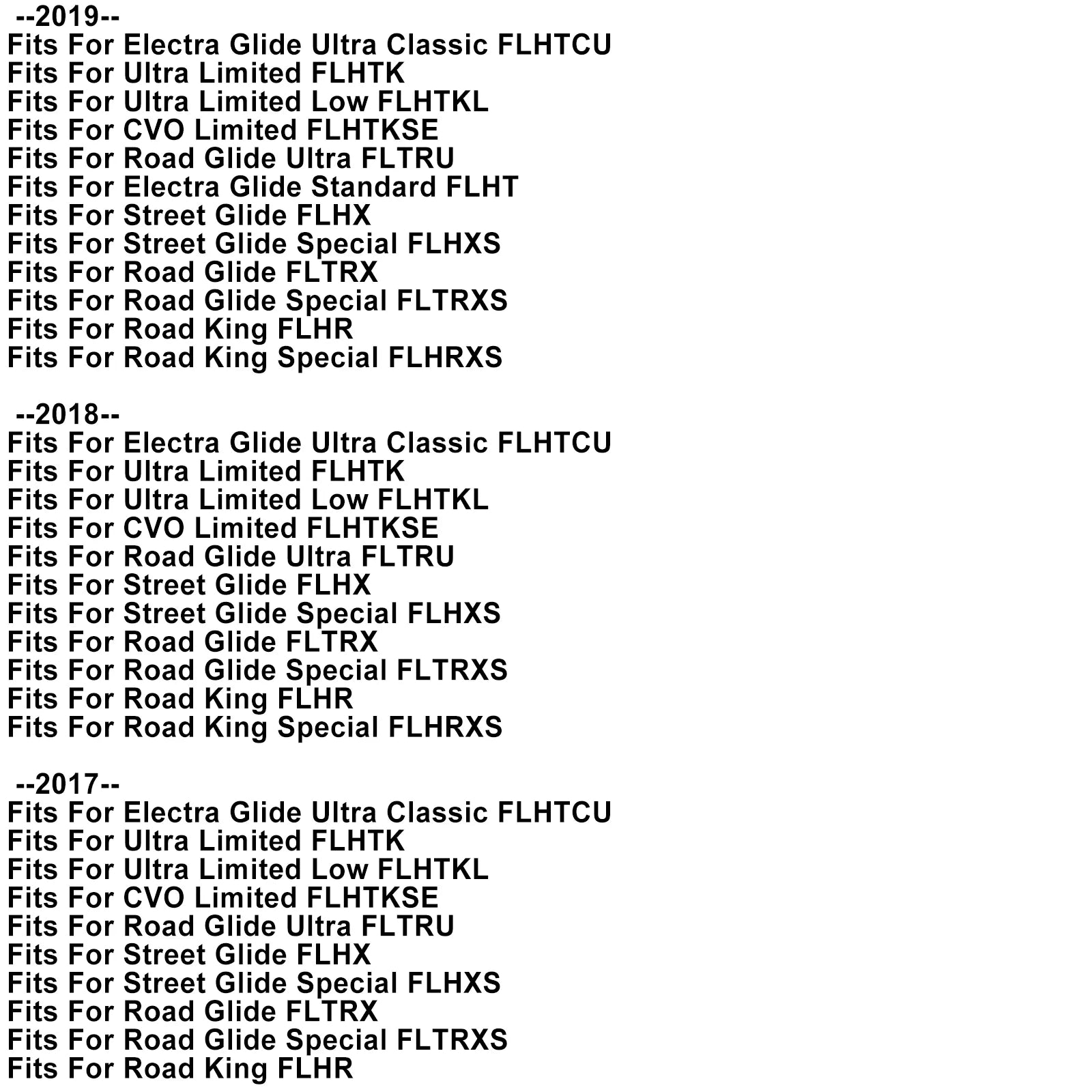 LED Torba Saddle Saddle Sacoches Run Hamure Turn Lampy do Touring 2014-2021 Generic