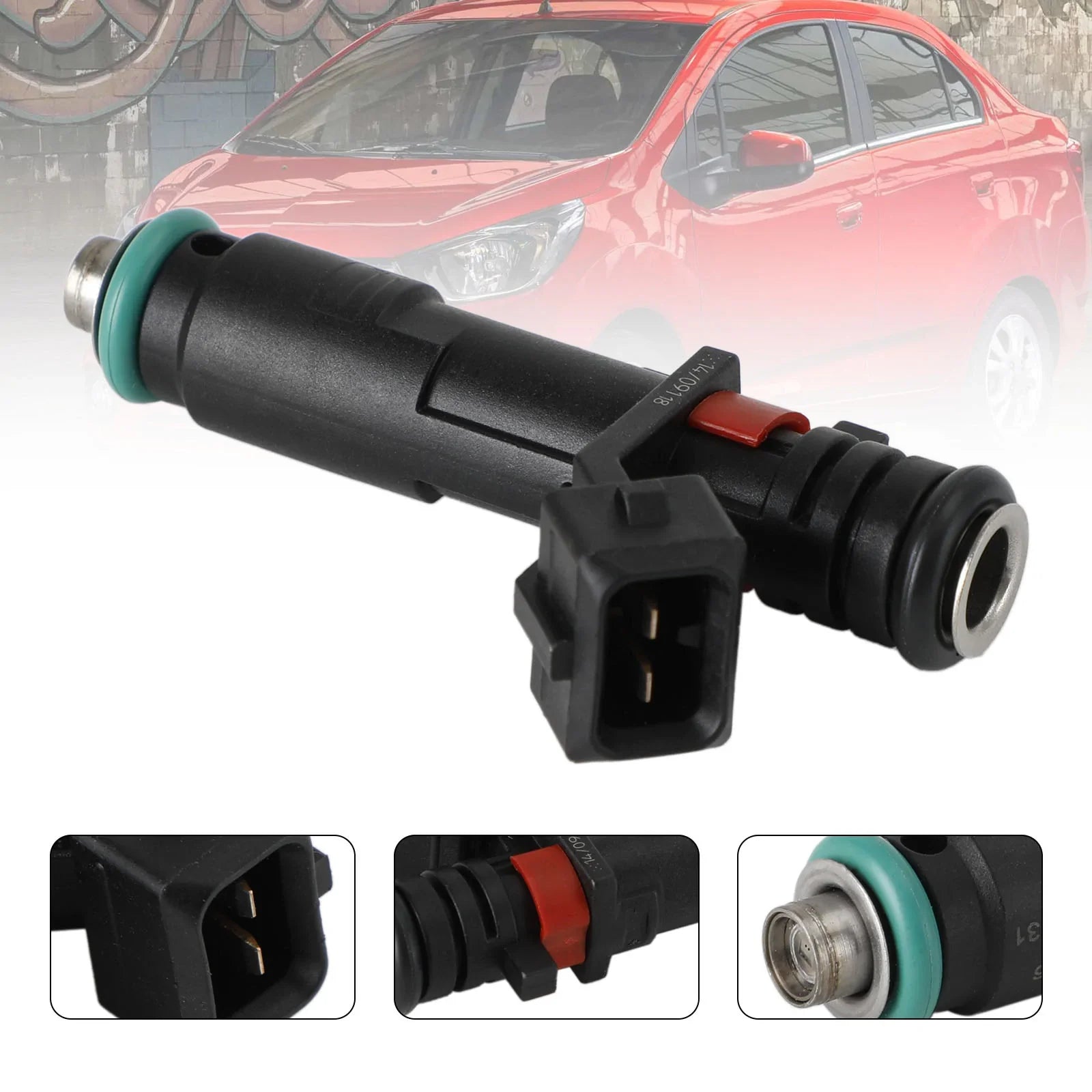 Chevrolet Spark 2011-2015 1.2L L4 INJ675 1 szt. Wtryskiwacze paliwa 96800843