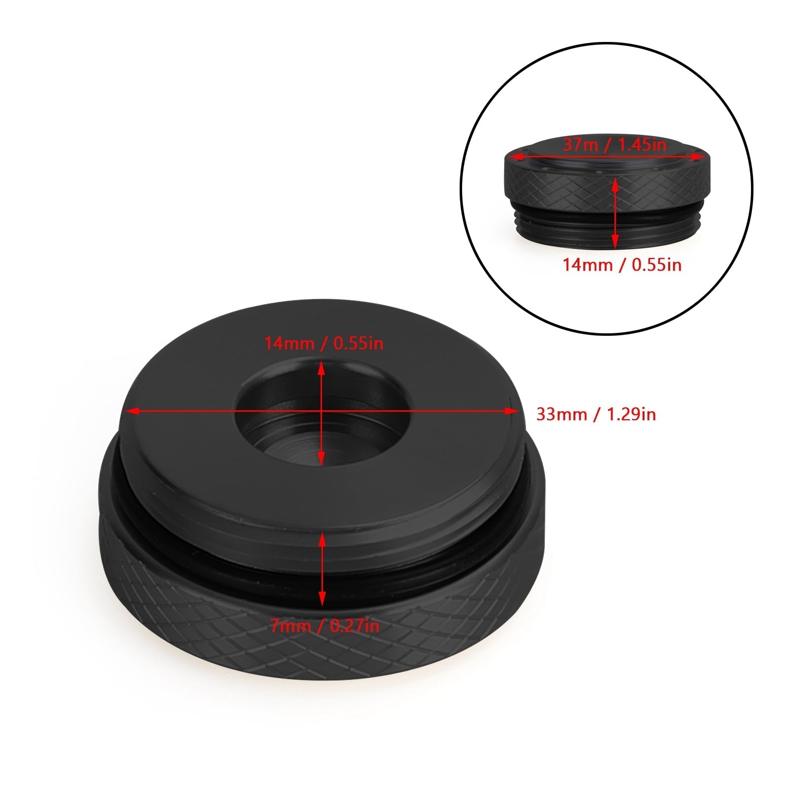 Aluminiowa czapka do napełniania oleju silnikowego dla BMW R1250 GS Przygoda R 1250 R/RT/RS 2019-2021