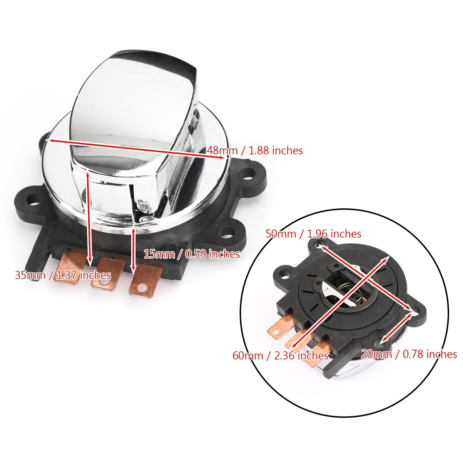 Interruptor de encendido y llaves para Dyna Road King Softail Heritage 93-13 714313-96 Genérico