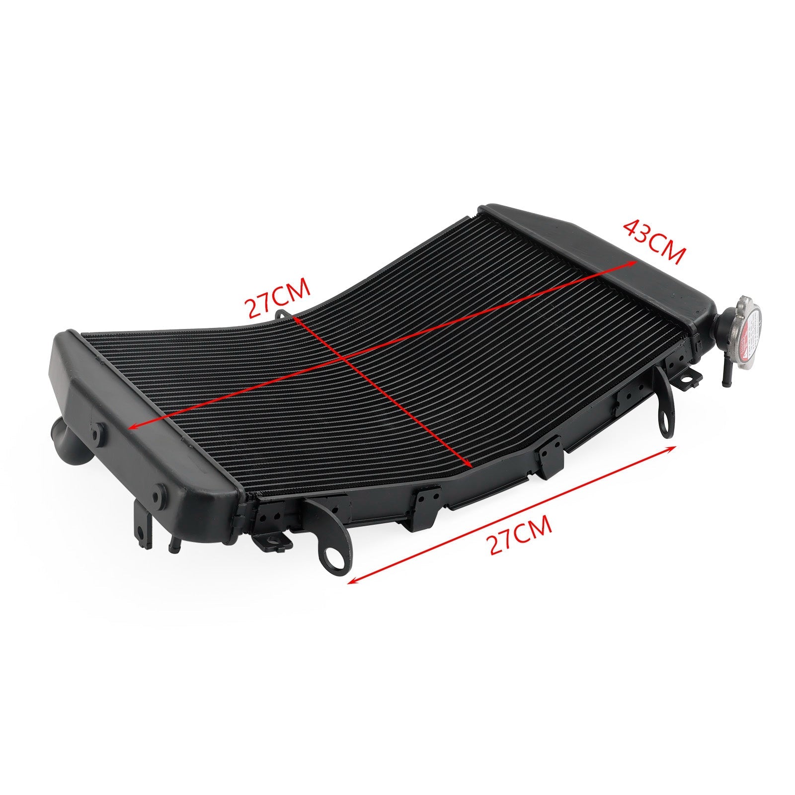 Radiatore in alluminio di raffreddamento del motore Yamaha YZF R1 2009-2014