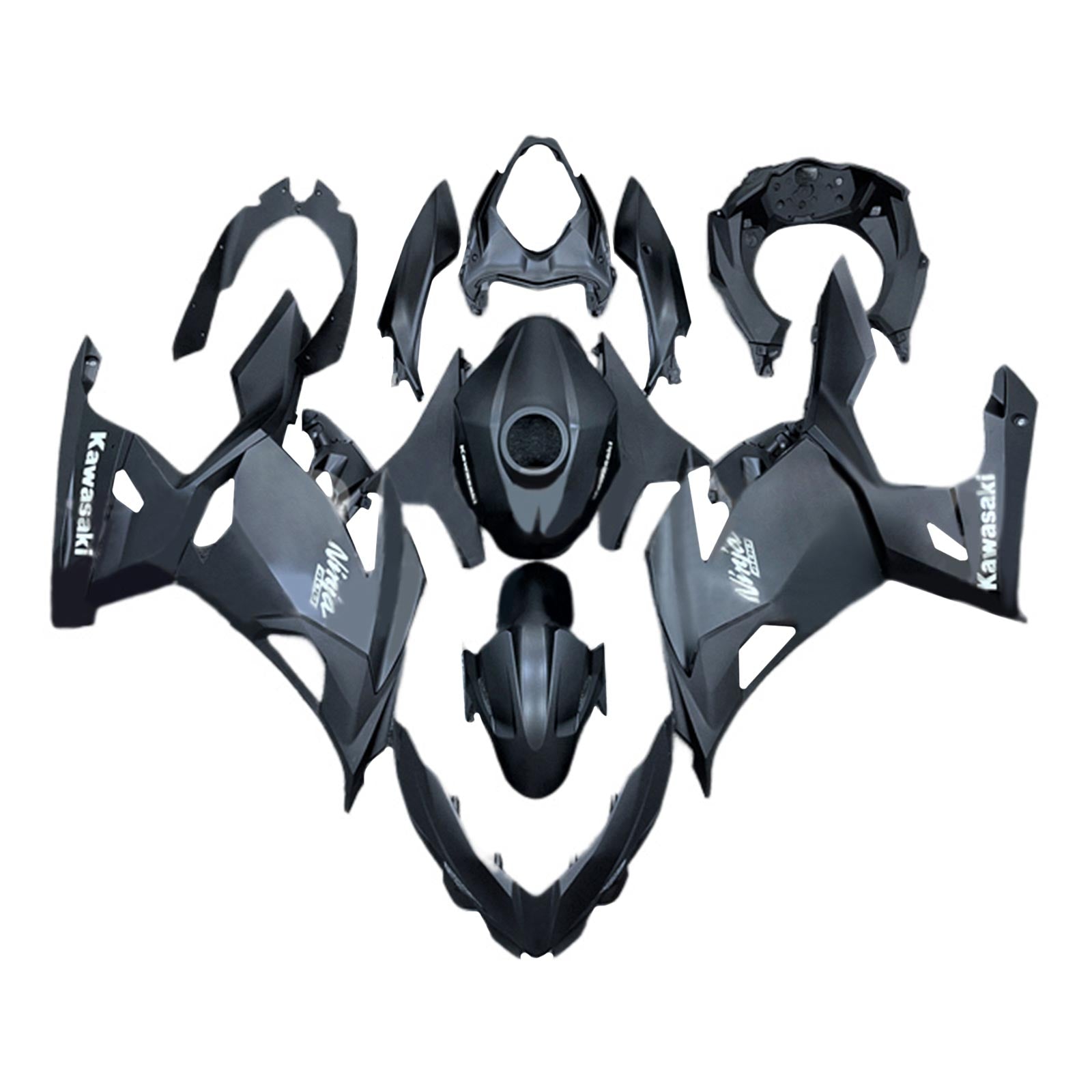 Amotopart Kawasaki EX400 Ninja400 2018-2023 Zestaw owiewek Nadwozie Tworzywo ABS