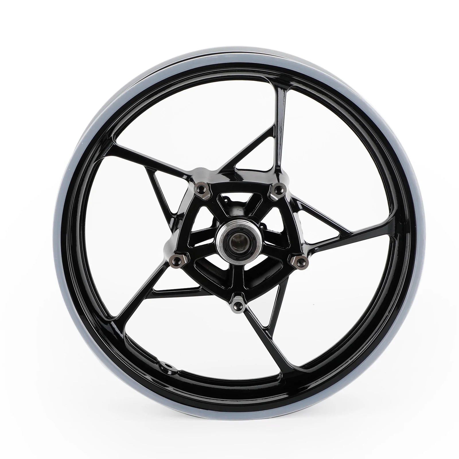 Zwarte voorwielvelg voor Kawasaki Z 900 ZR 900, Z 900 RS, Cafe 2017 - 2021 Generiek