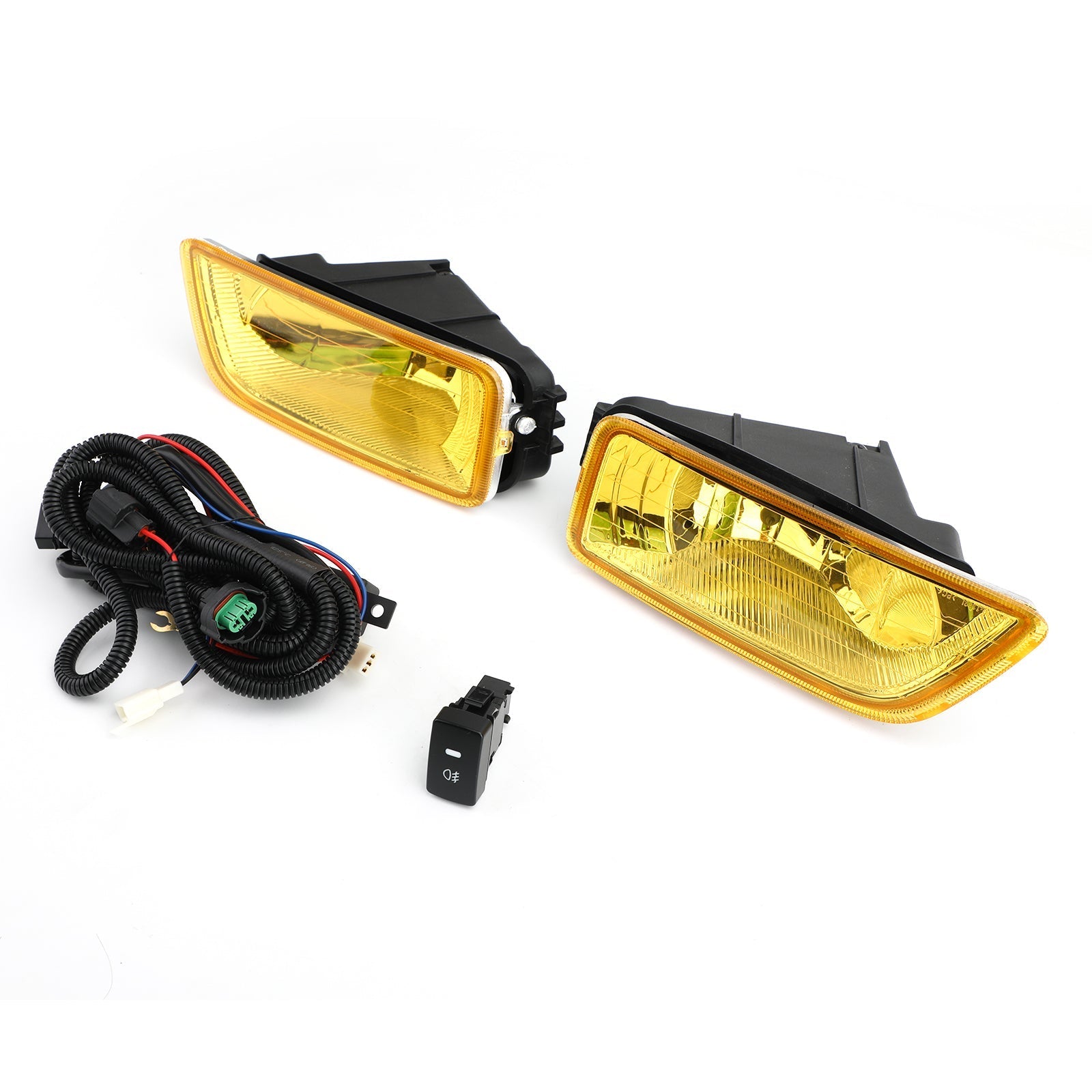Mistlampen met gele lens + schakelaar voor Honda Accord 2003-2007 / Acura TL 2004-2008 Generiek