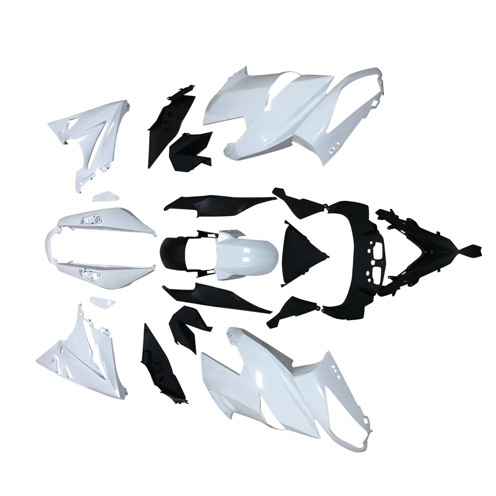 Amotopart Kawasaki ER6F/Ninja650 2009-2011 Inyección Sin pintar Carenado