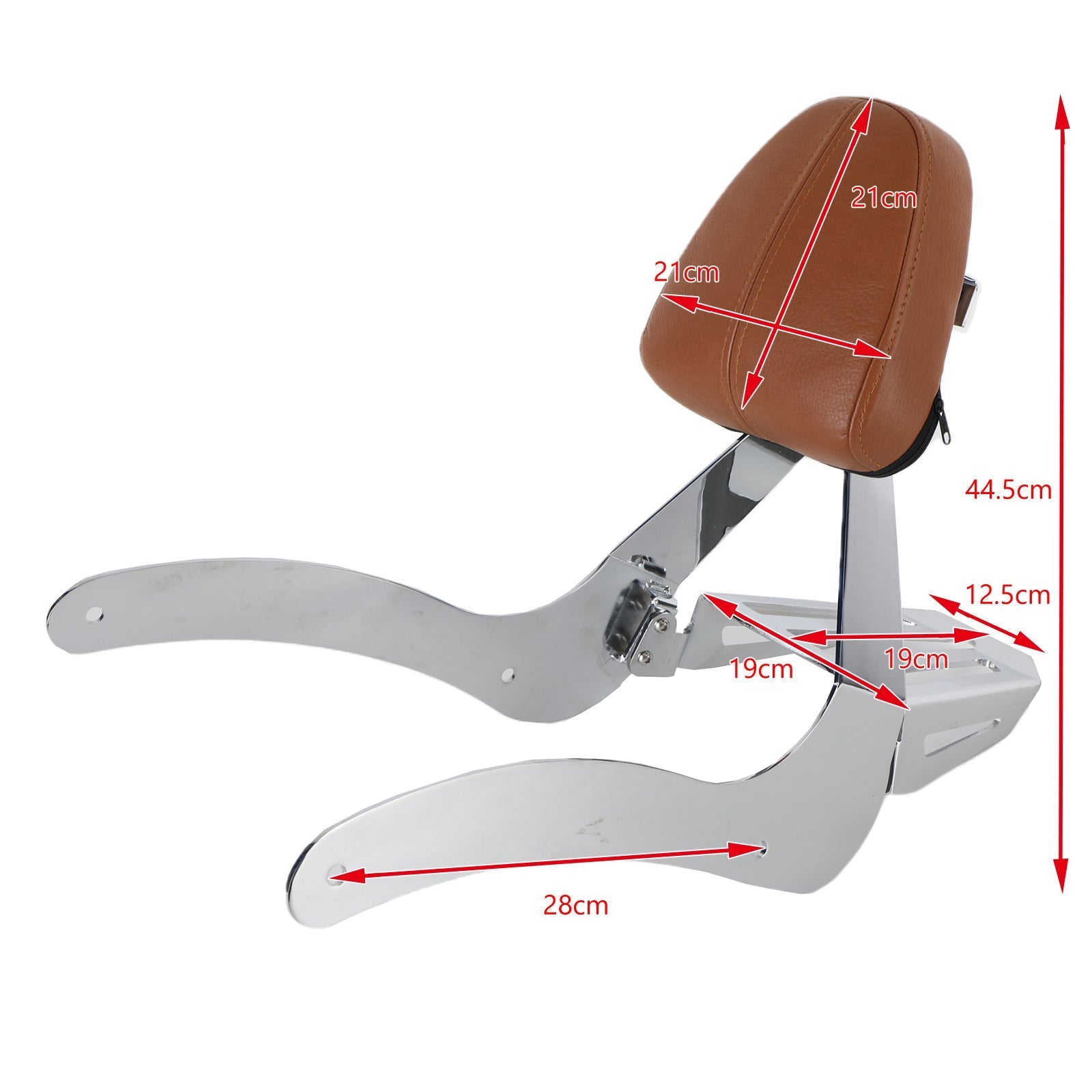 Dossier passager Sissy Bar adapté pour Indian Scout 2015-2020 Scout Sixty ABS générique