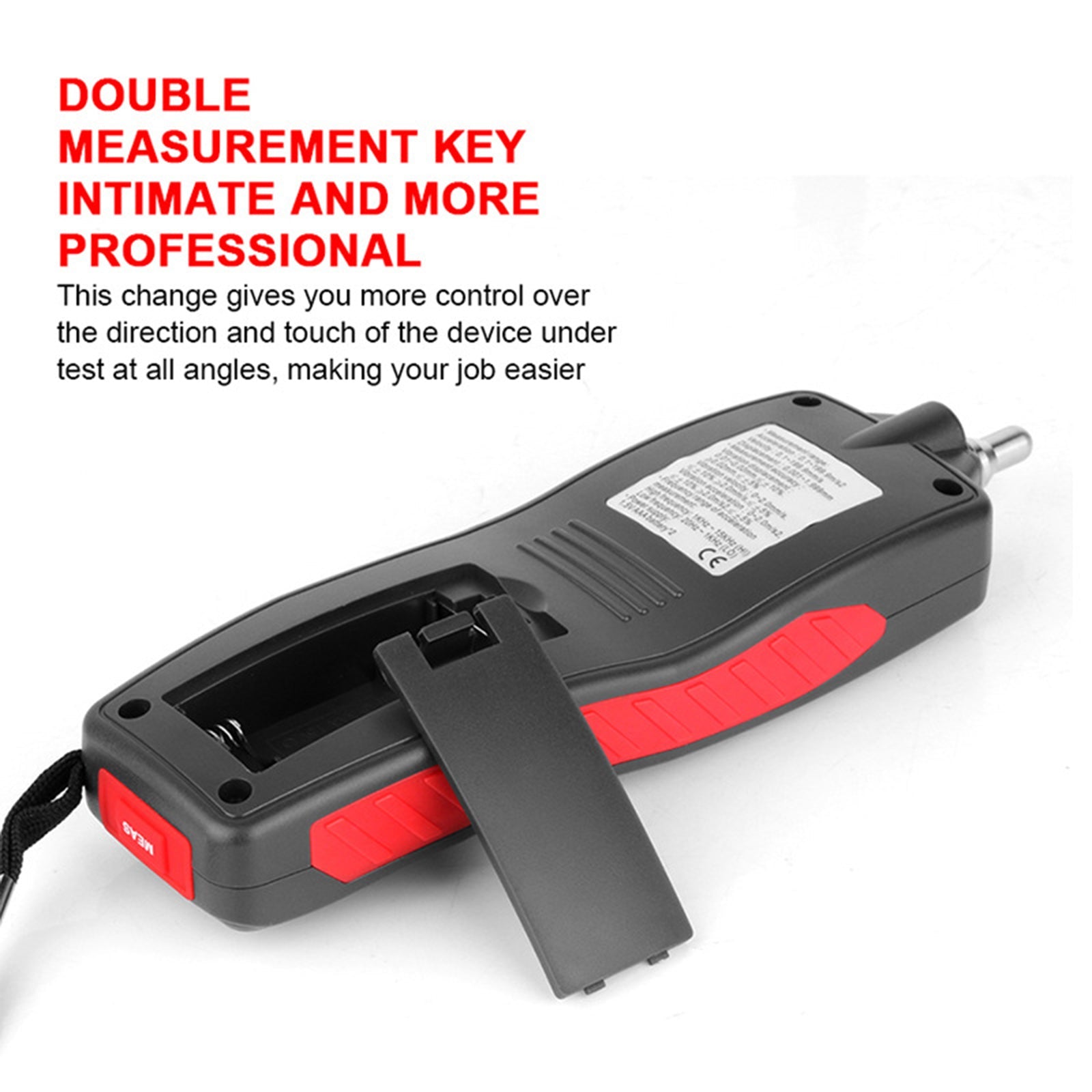 WT63B Wyświetlacz LCD „Cyfrowy miernik wibracji, wibrometr, przyspieszenie”, Tester przemieszczenia